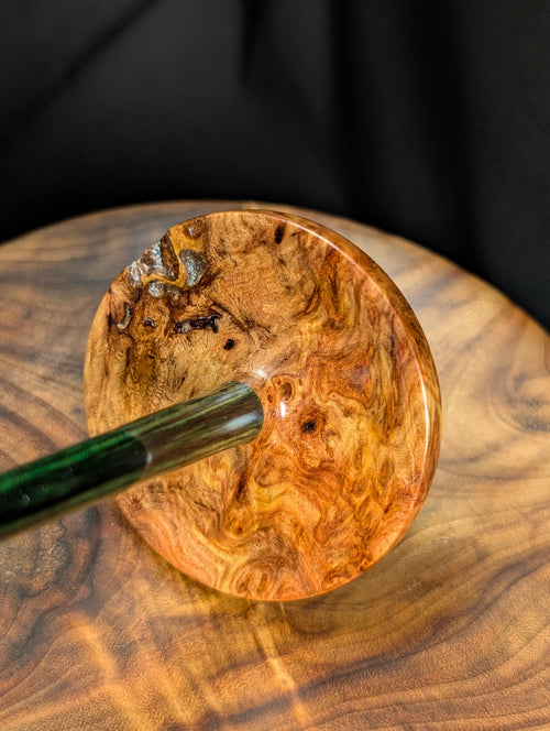 Amboyna Burl Tibetan Support Spindle