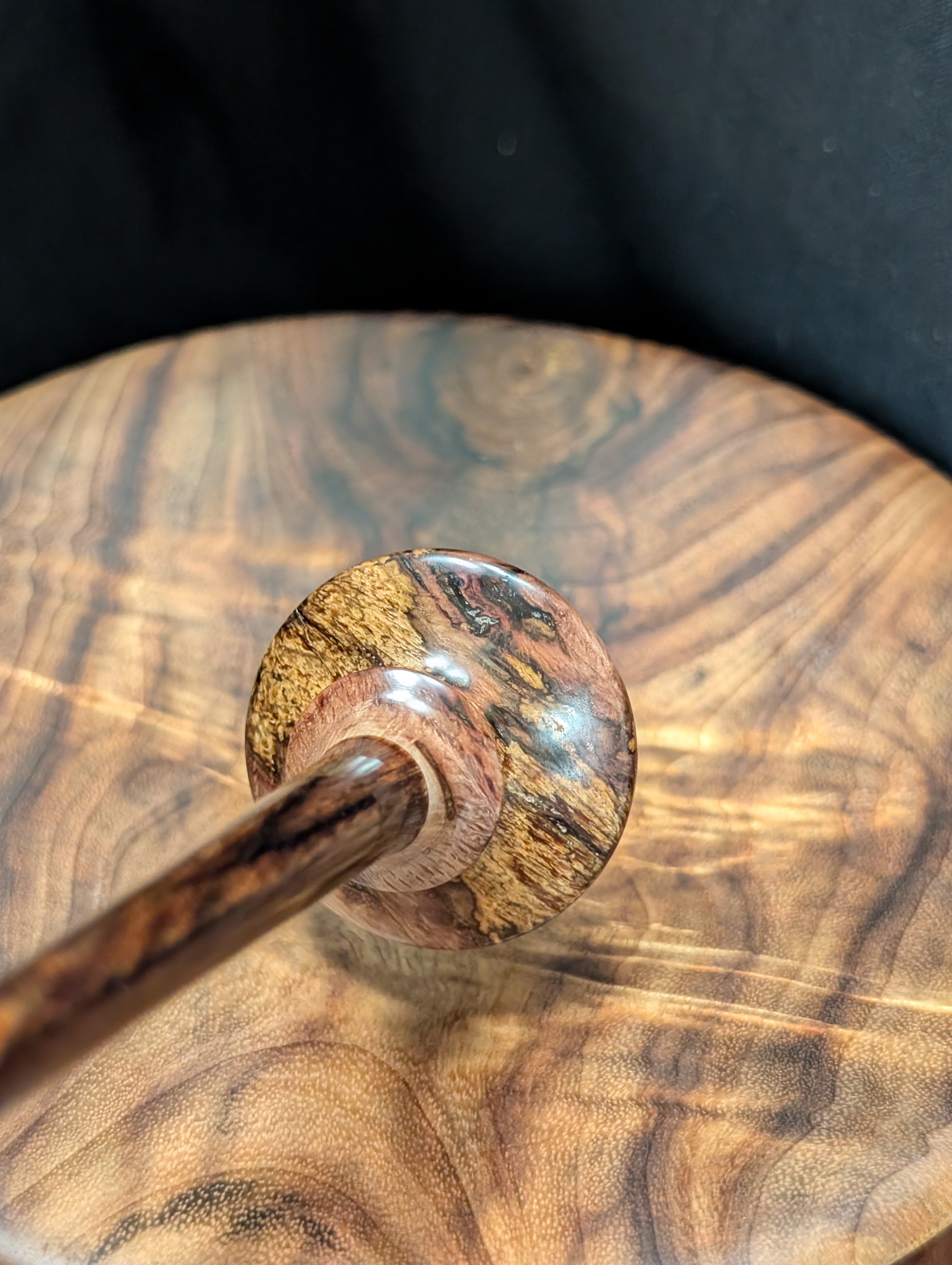 10" Hurricane Milton Oak Bead Support Spindle
