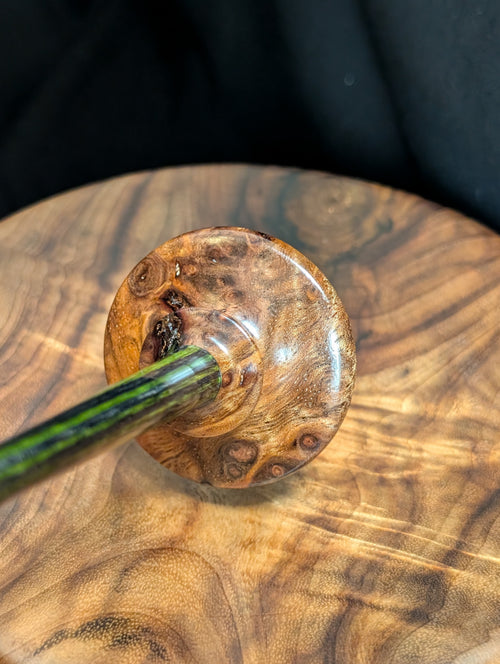 10" Weru Burl Tibeadan Support Spindle