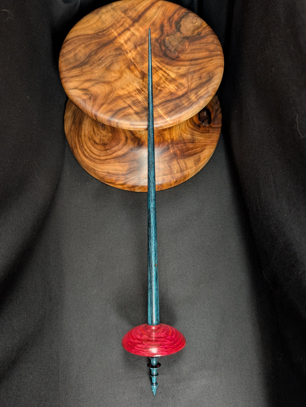 Lace Wood Tibetan Support Spindle