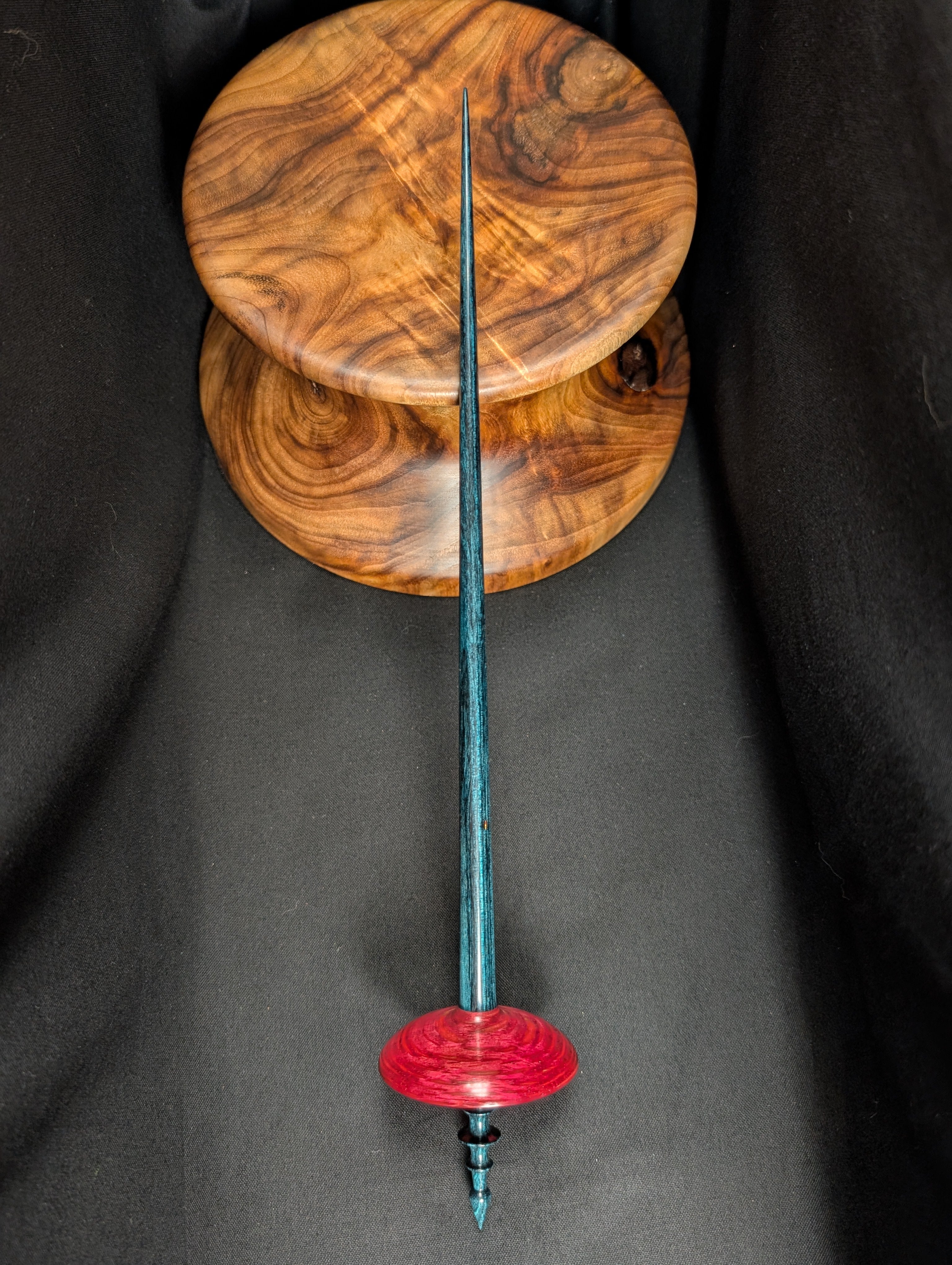 Lace Wood Tibetan Support Spindle