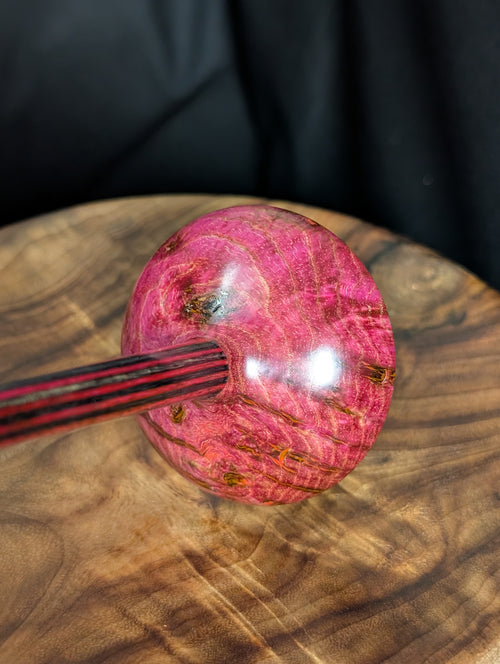 Ash Burl Tibetan Support Spindle