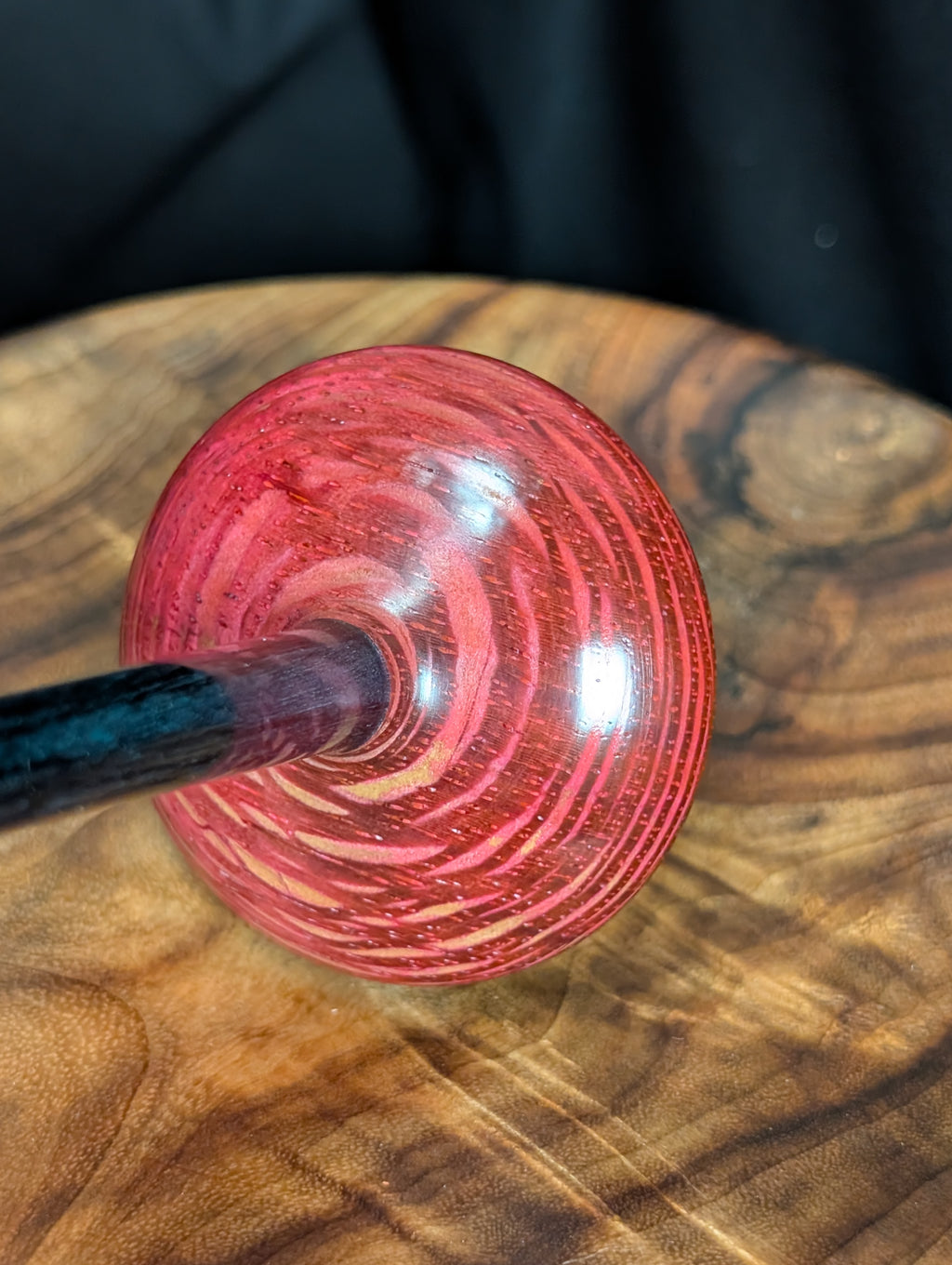 Lace Wood Tibetan Support Spindle