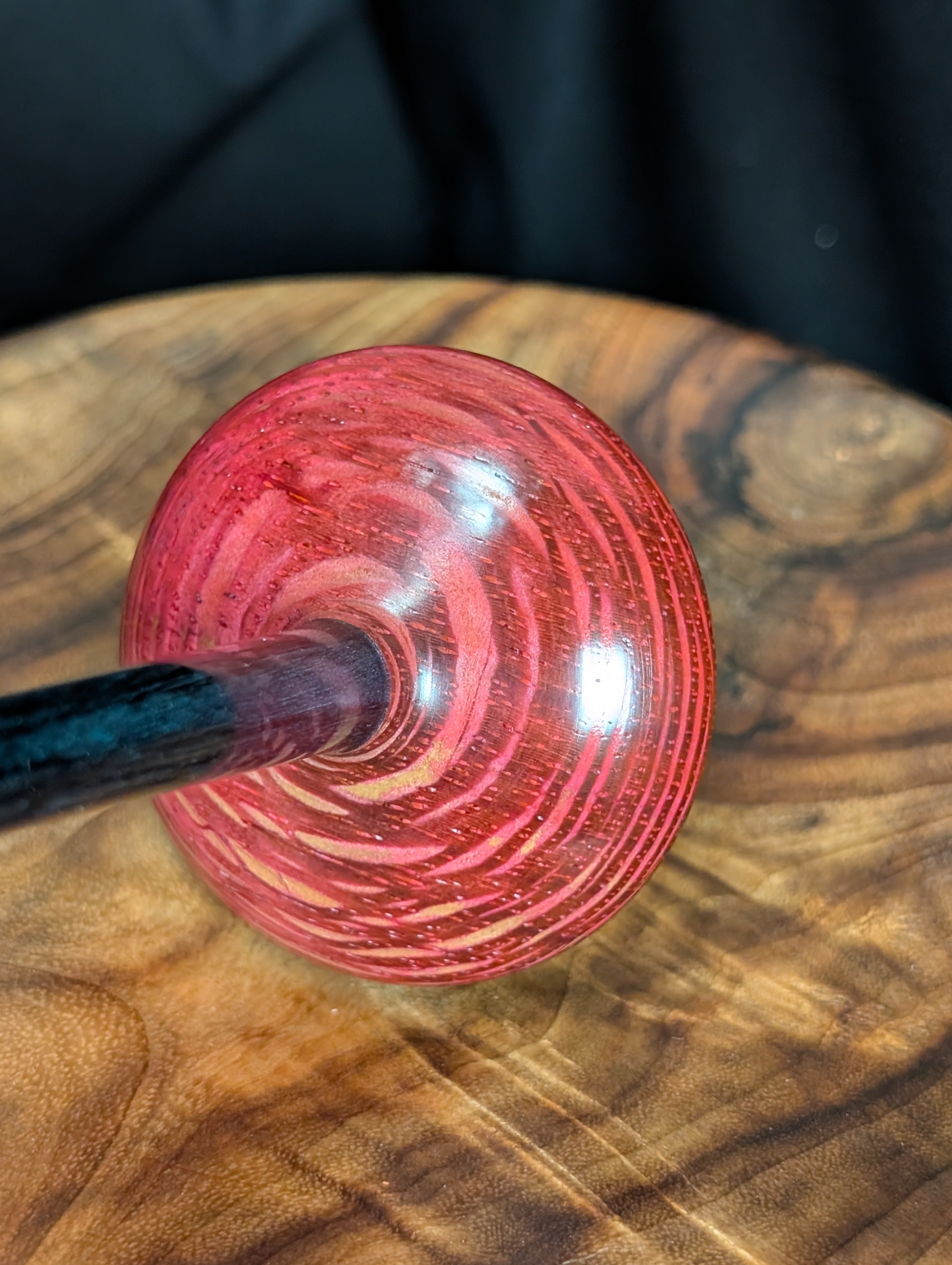 Lace Wood Tibetan Support Spindle
