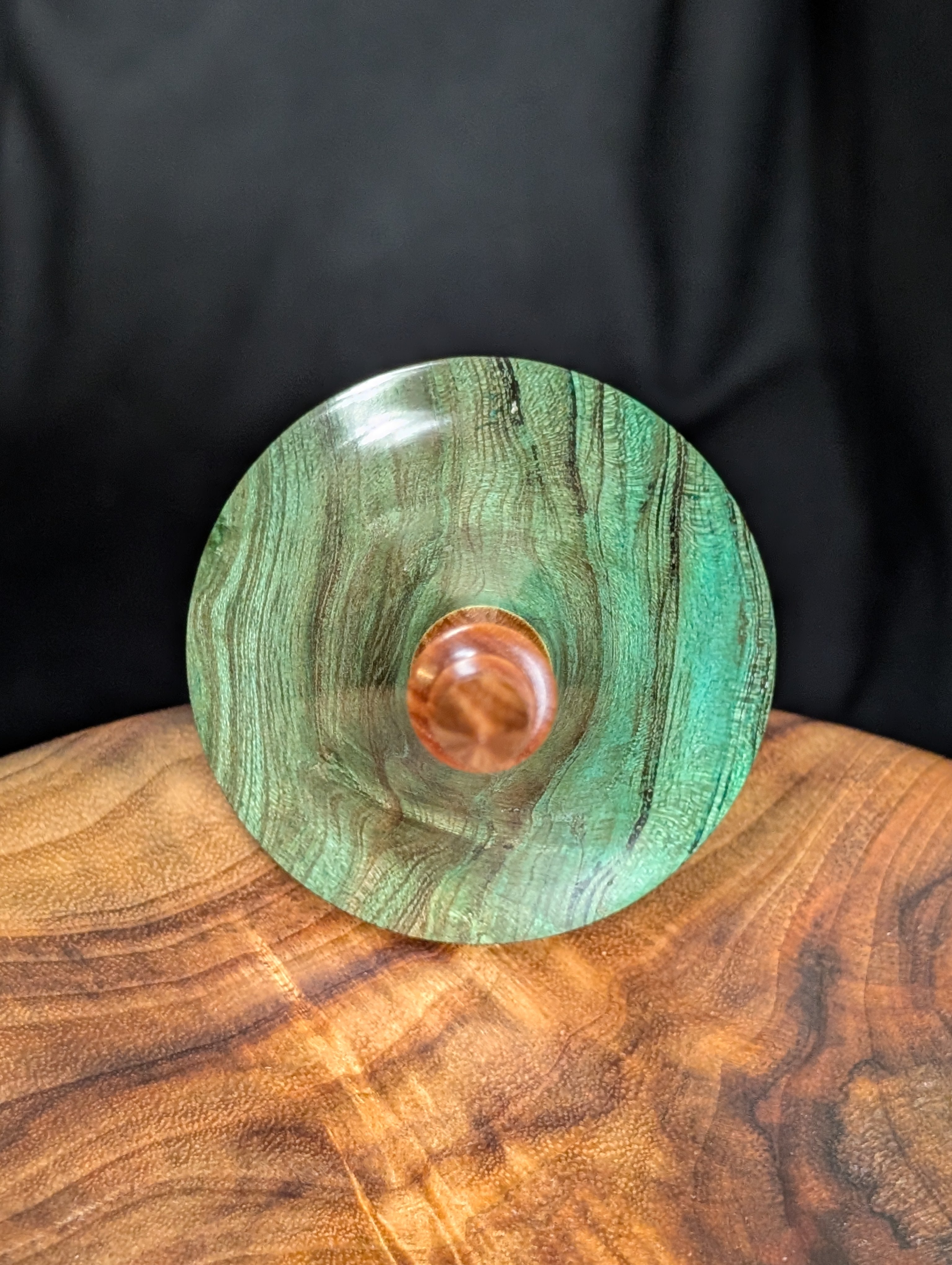 Mimba Burl Tibetan Support Spindle