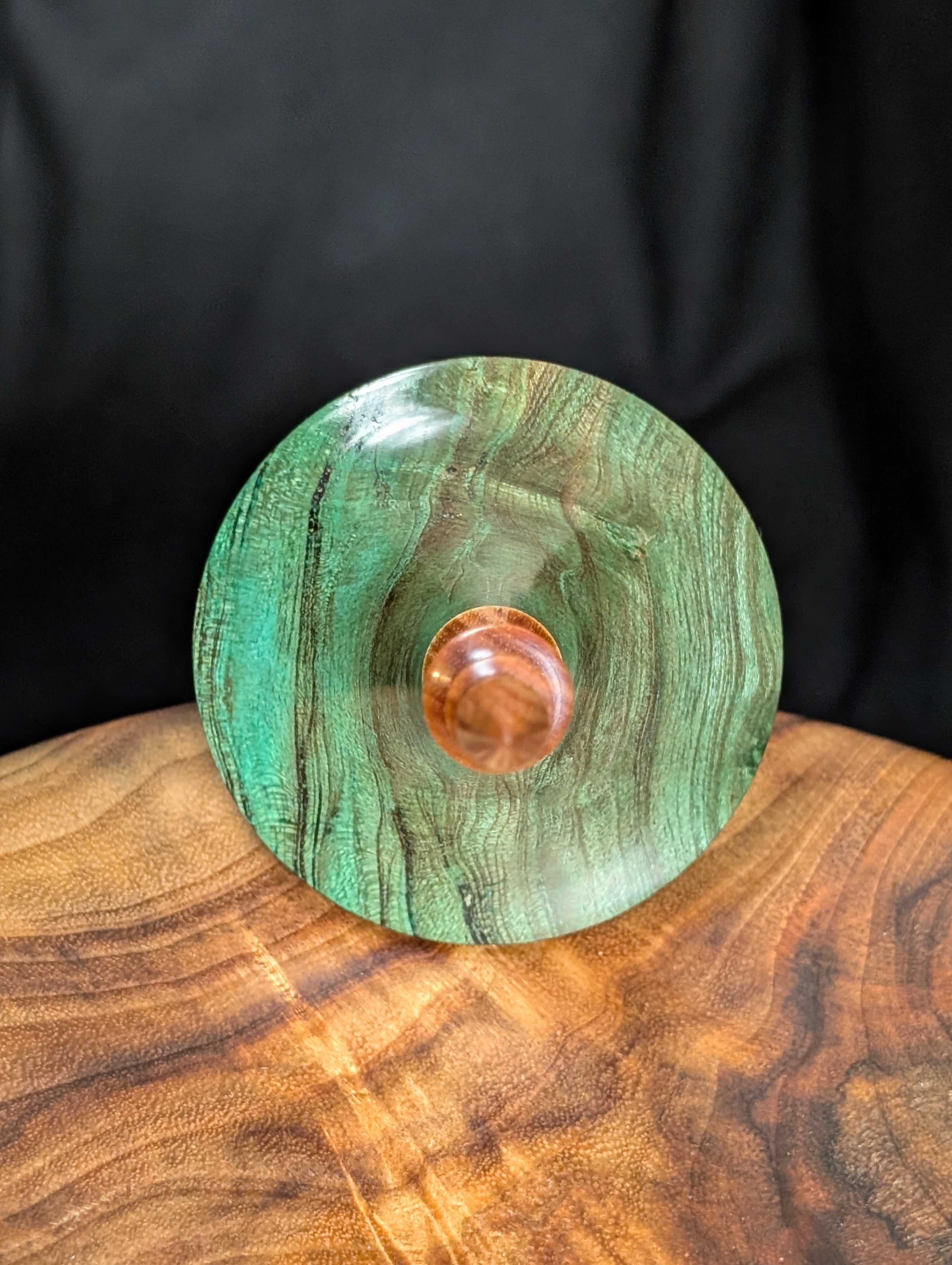 Mimba Burl Tibetan Support Spindle