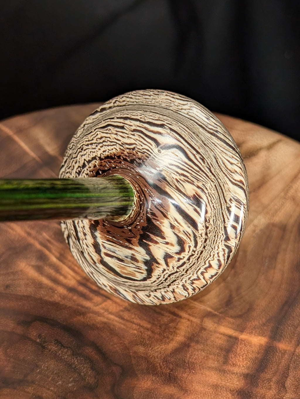 Bleached Wenge Tibetan Support Spindle