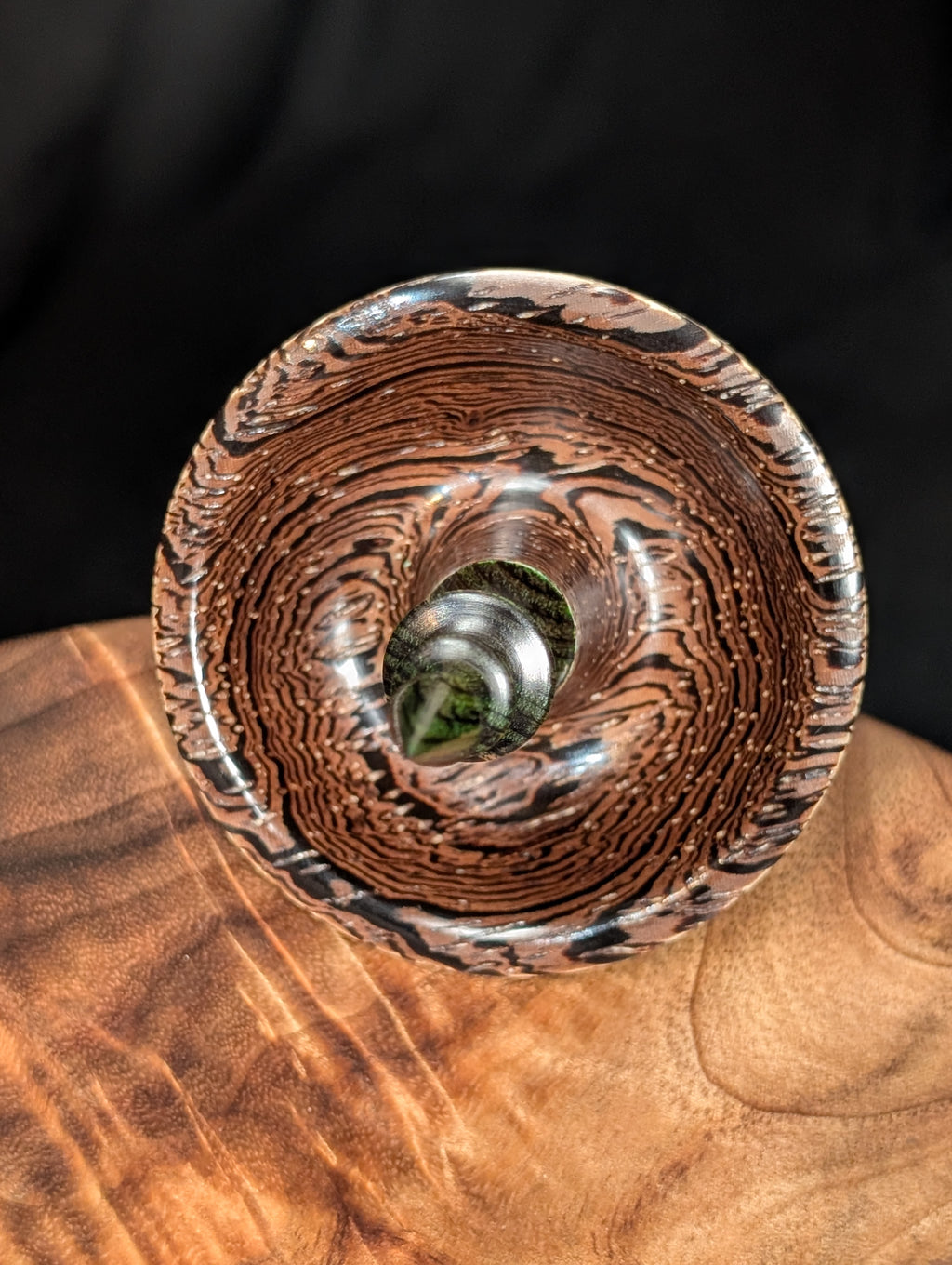 Bleached Wenge Tibetan Support Spindle