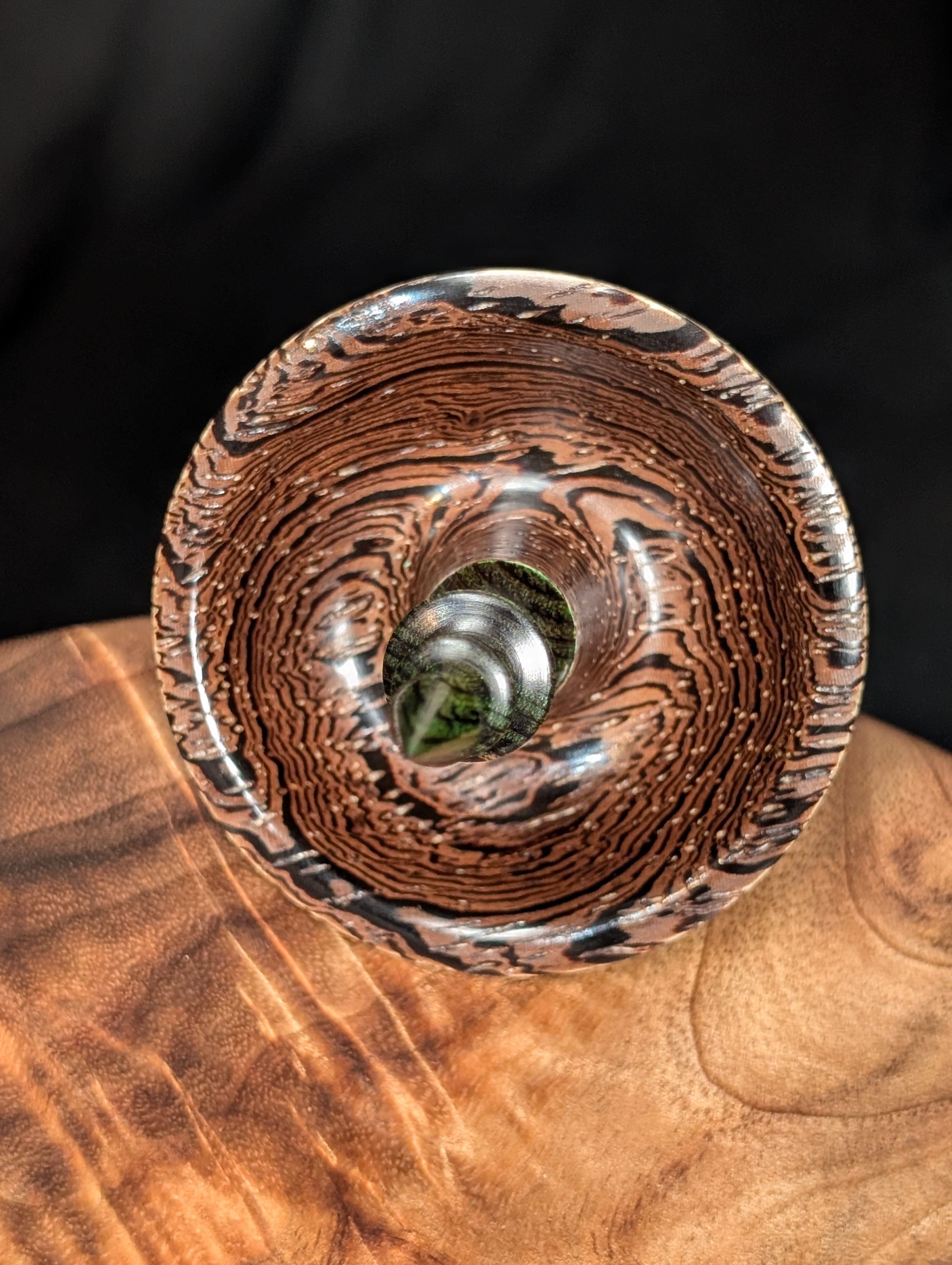 Bleached Wenge Tibetan Support Spindle