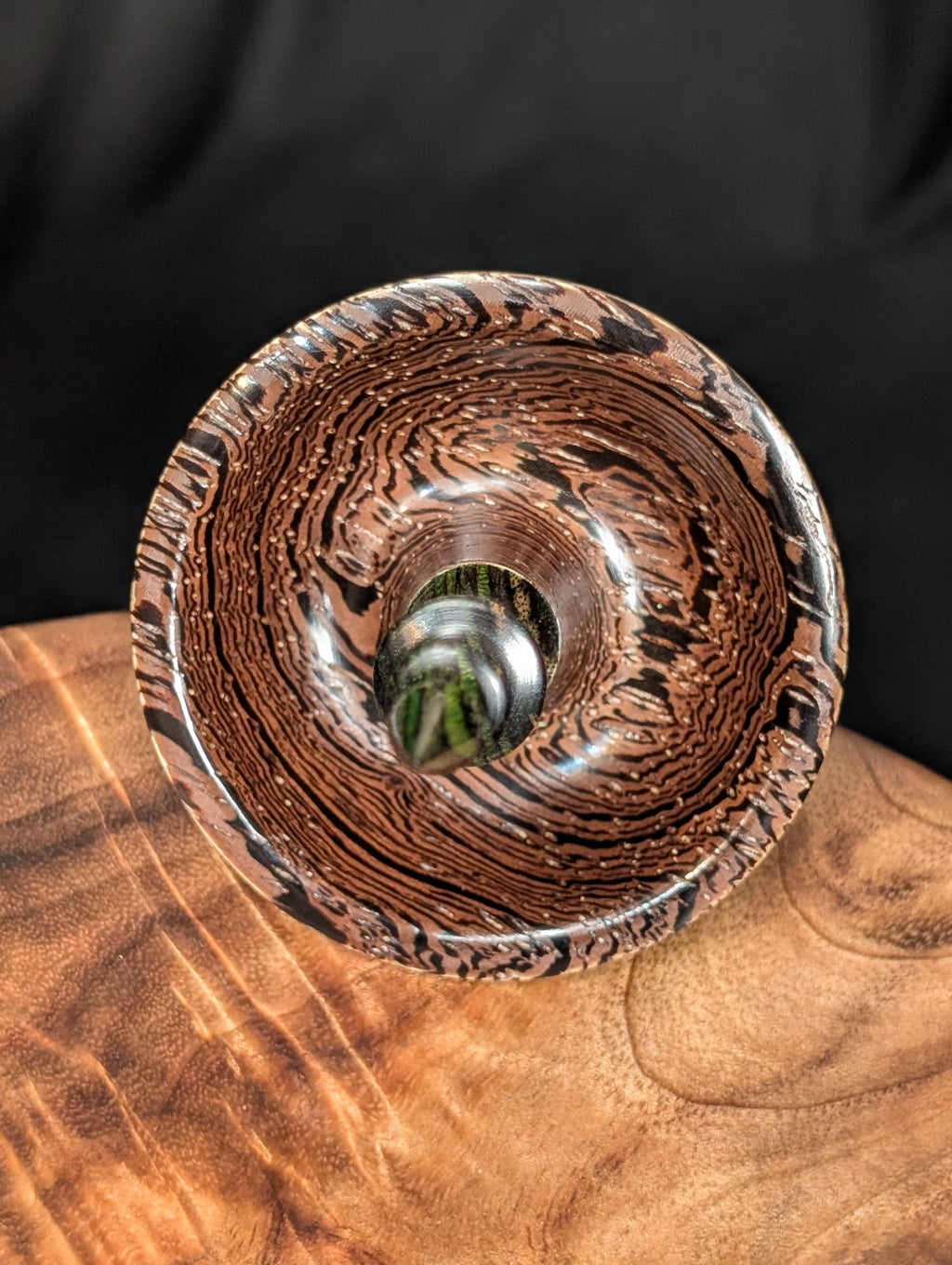 Bleached Wenge Tibetan Support Spindle