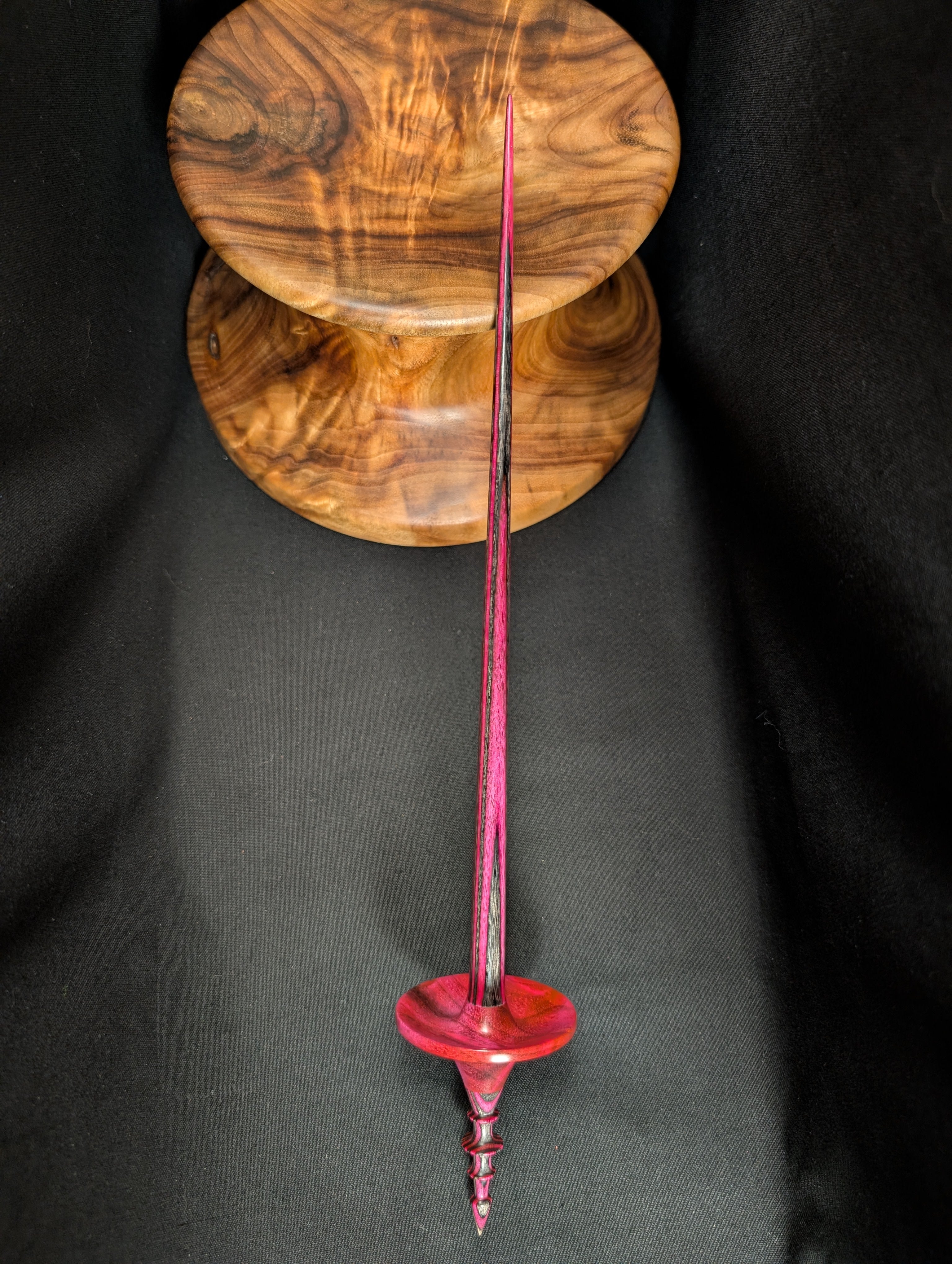 Oregon Myrtle Tibetan Support Spindle