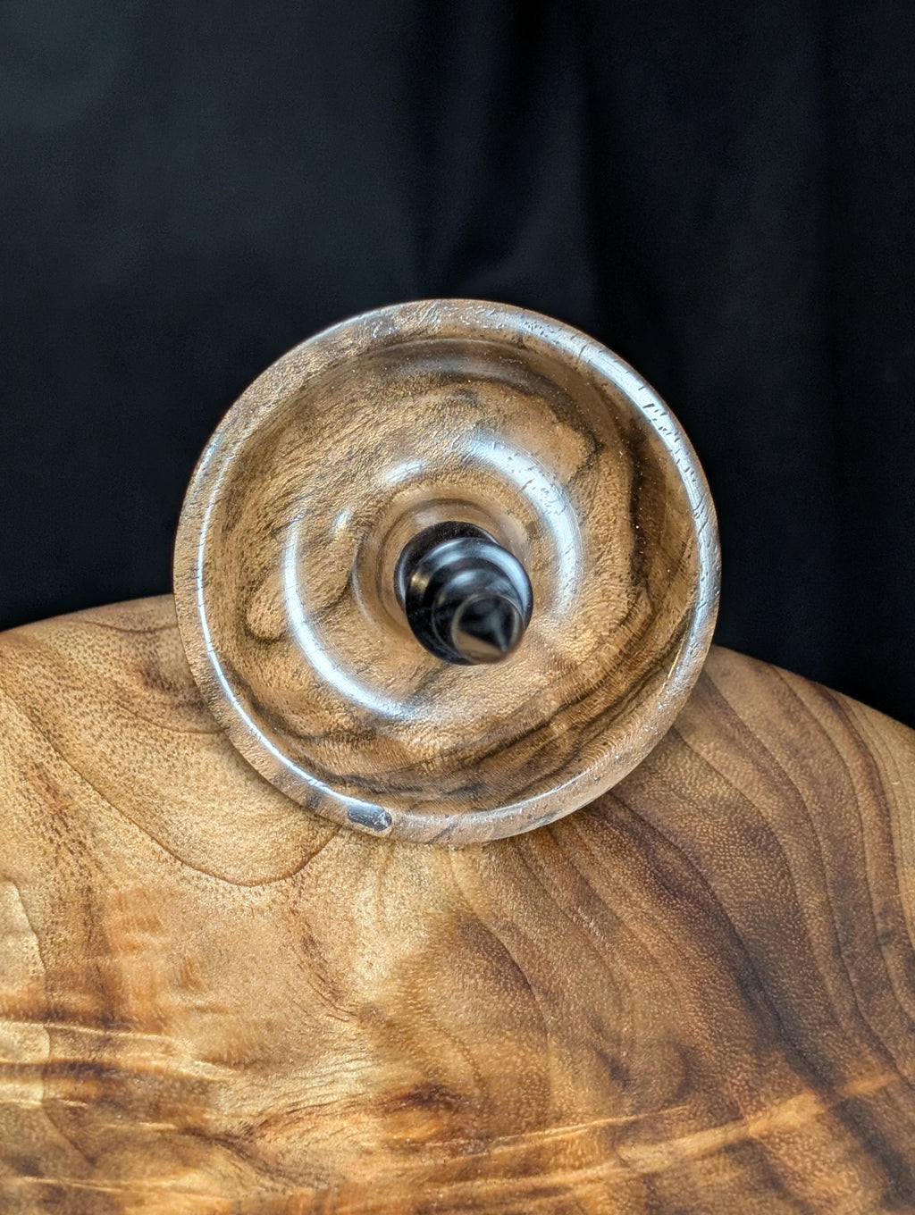 Turkish Walnut Tibetan Support Spindle