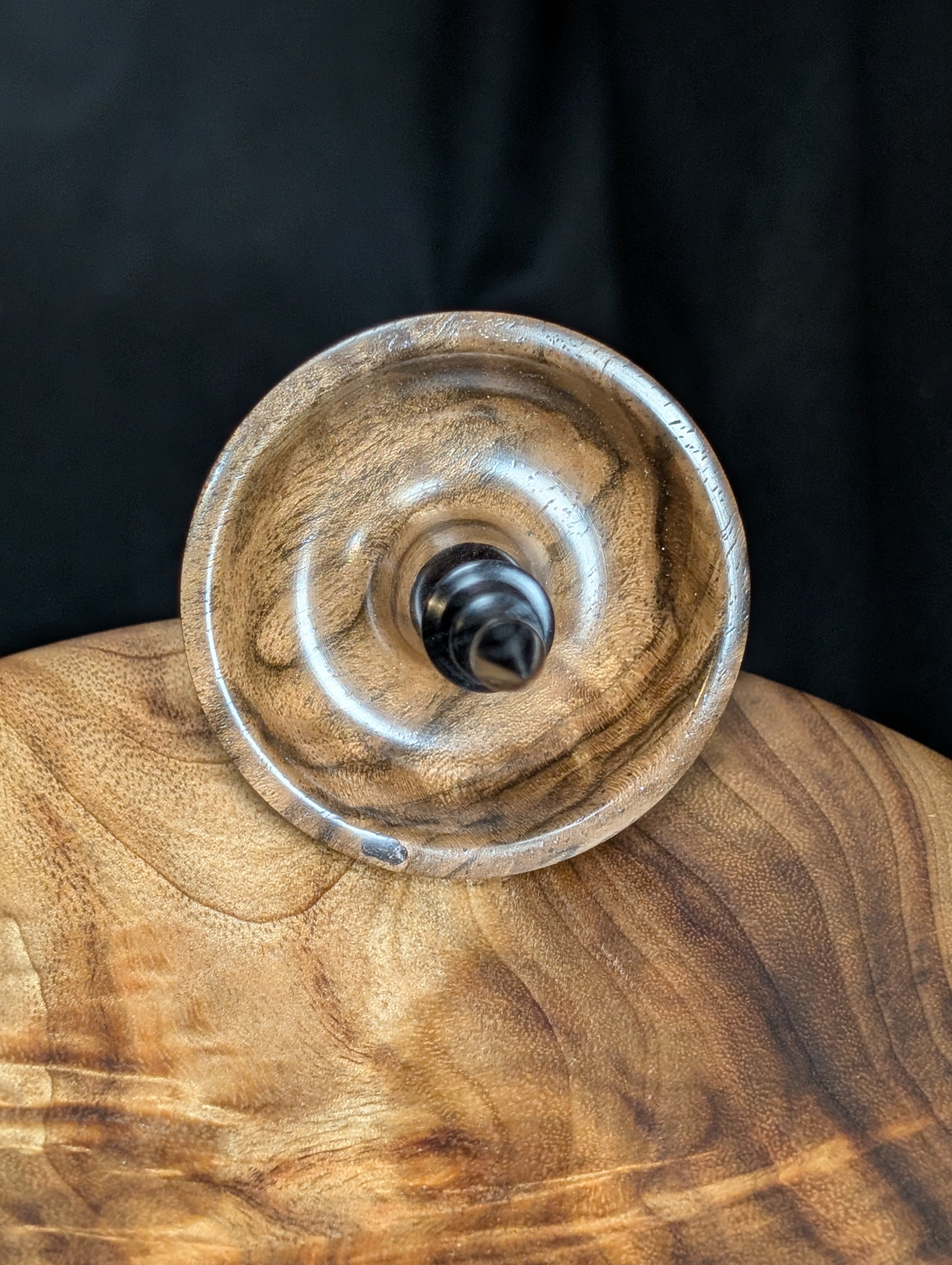 Turkish Walnut Tibetan Support Spindle