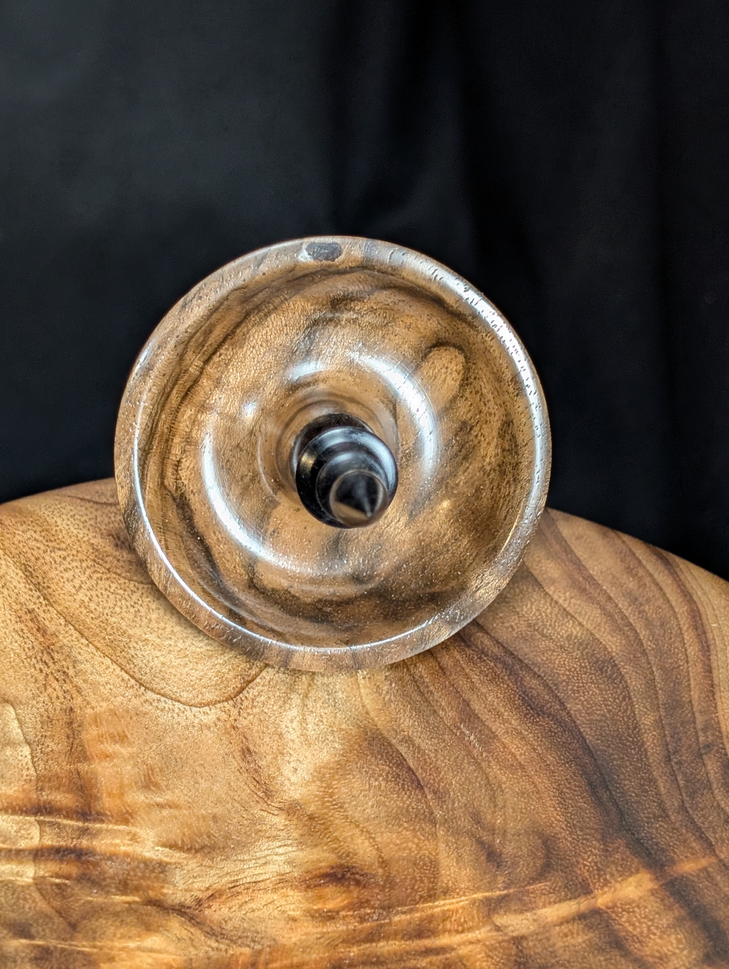 Turkish Walnut Tibetan Support Spindle