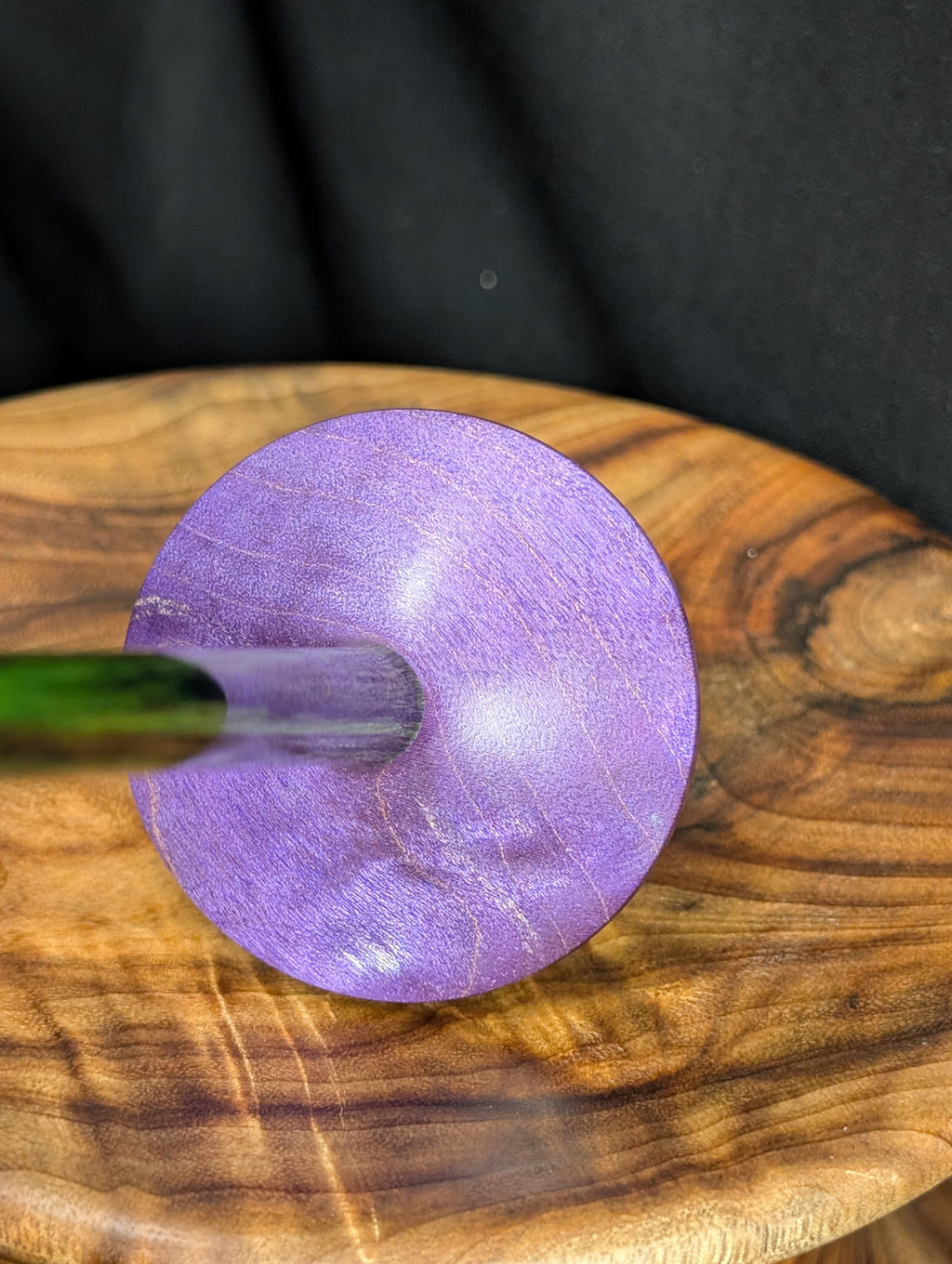 Quilted Maple Tibetan Support Spindle