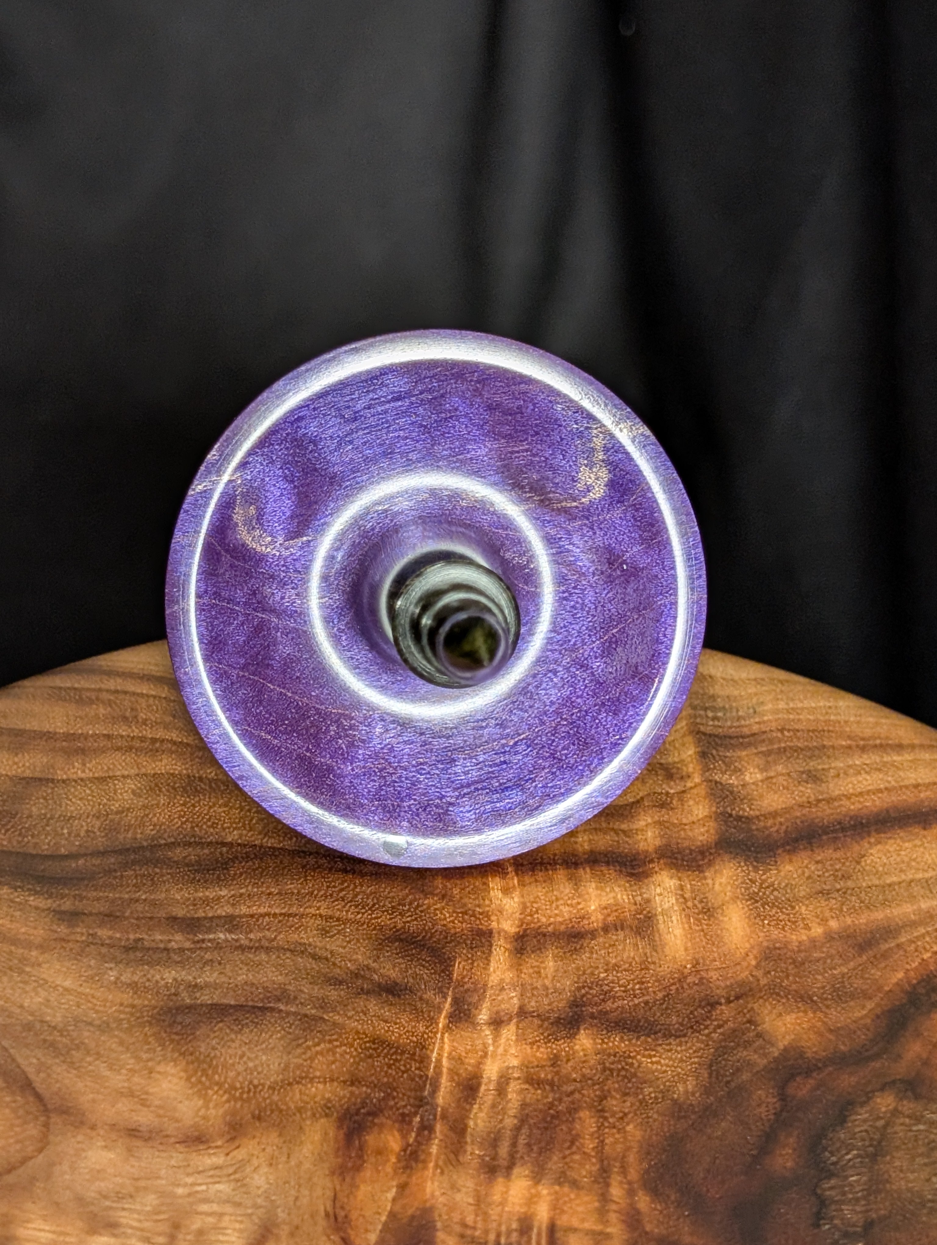 Quilted Maple Tibetan Support Spindle
