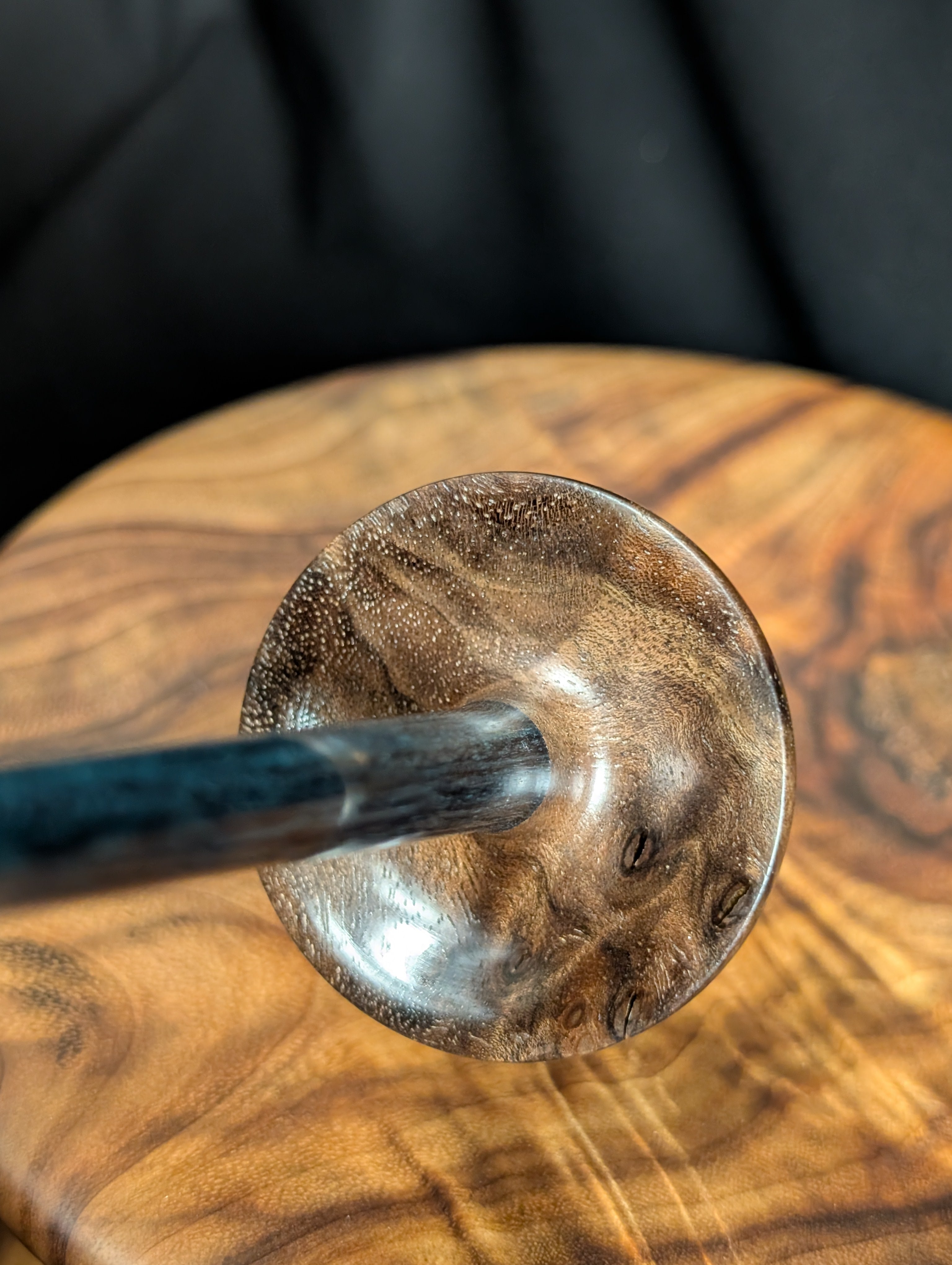 Claro Walnut Tibetan Support Spindle