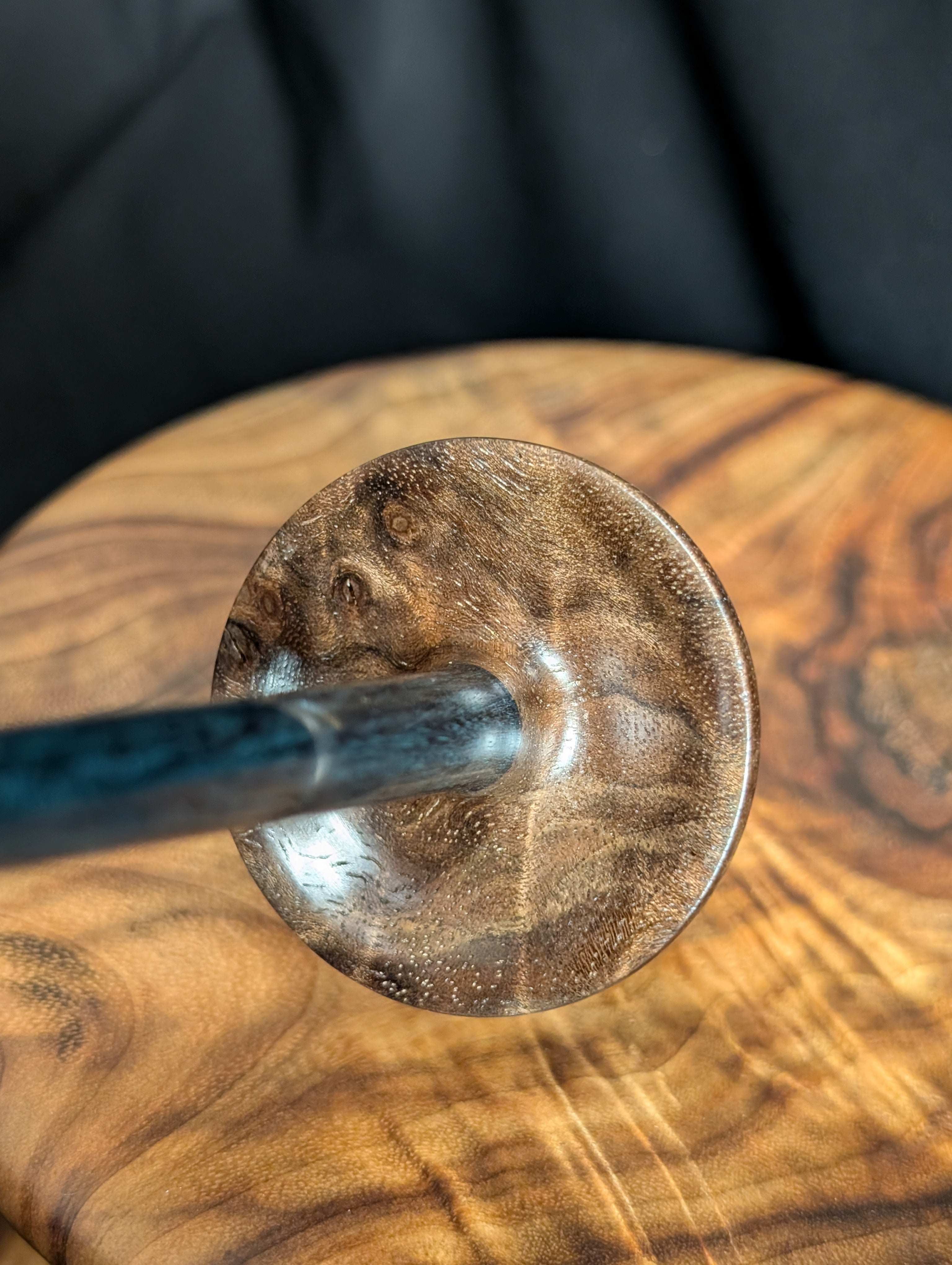 Claro Walnut Tibetan Support Spindle