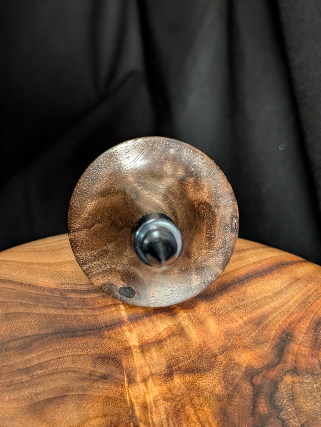 Claro Walnut Tibetan Support Spindle