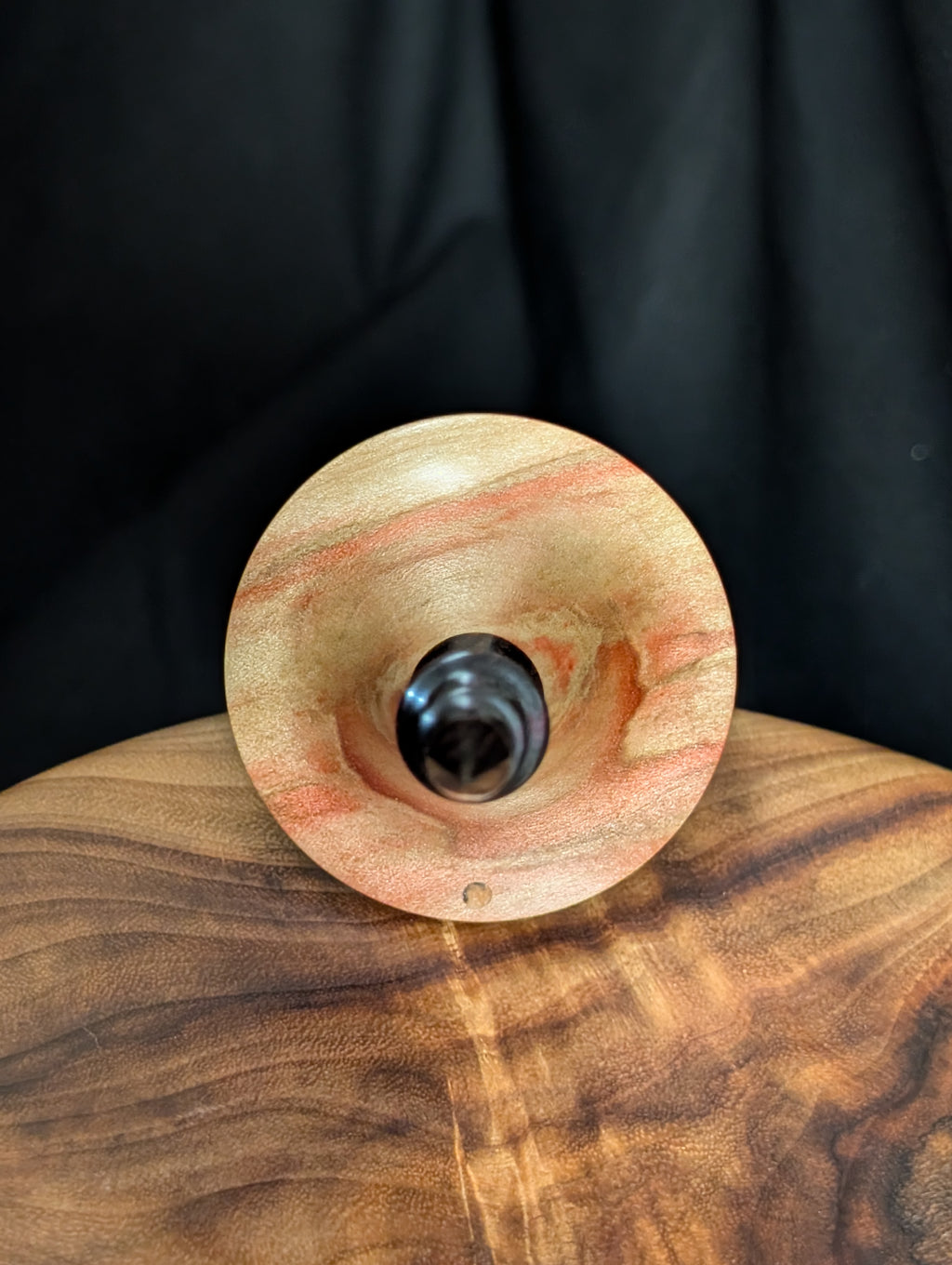 Flame Box Elder Tibetan Support Spindle