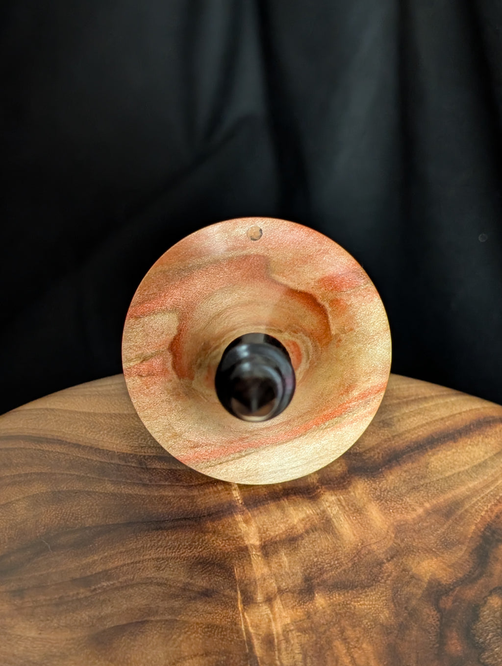 Flame Box Elder Tibetan Support Spindle