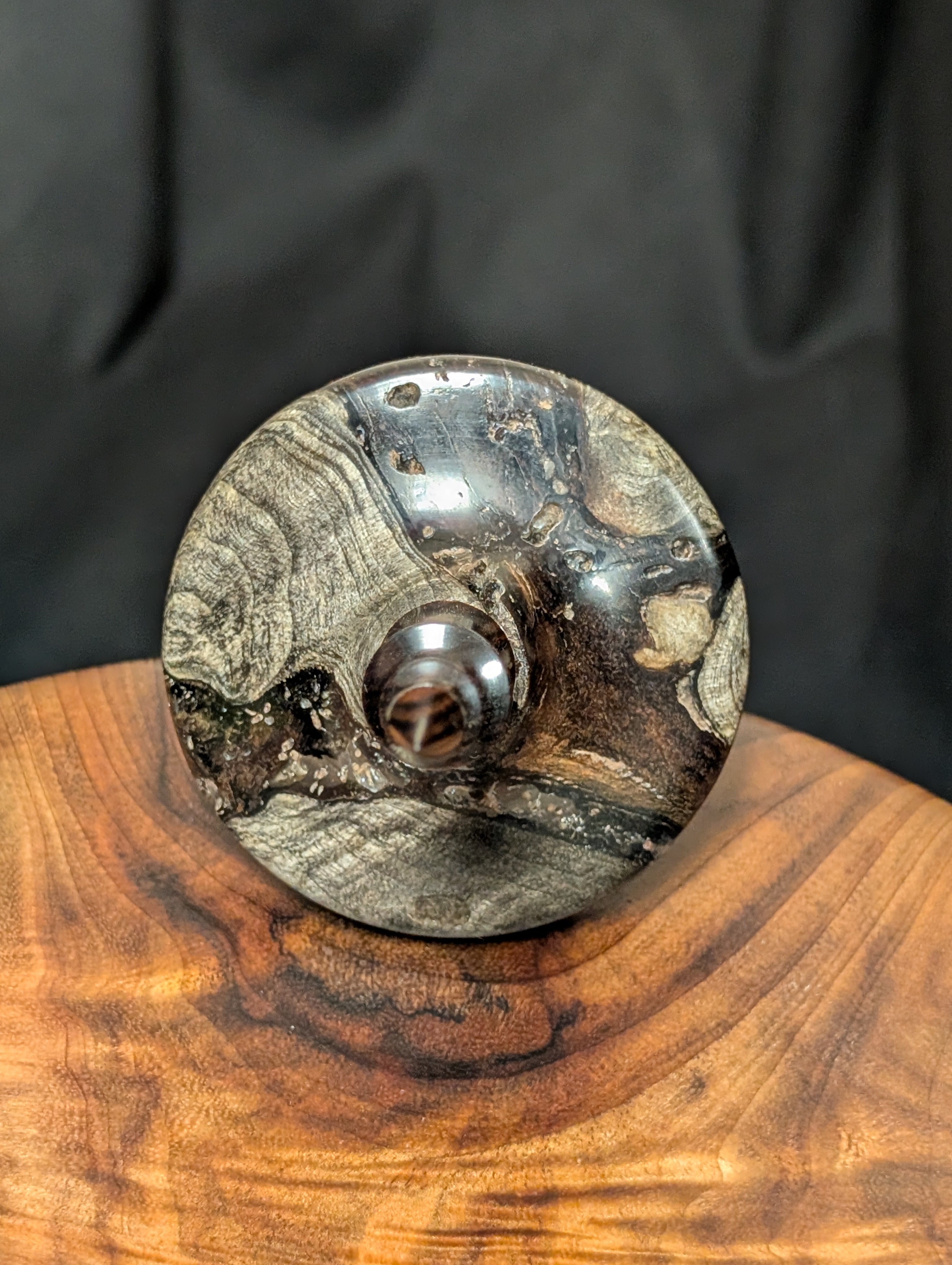 Buckeye Burl "Void" Tibetan Support Spindle