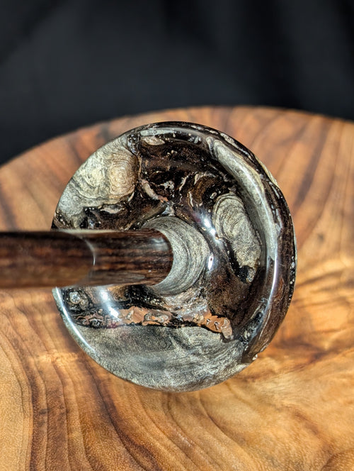 Buckeye Burl "Void" Tibetan Support Spindle