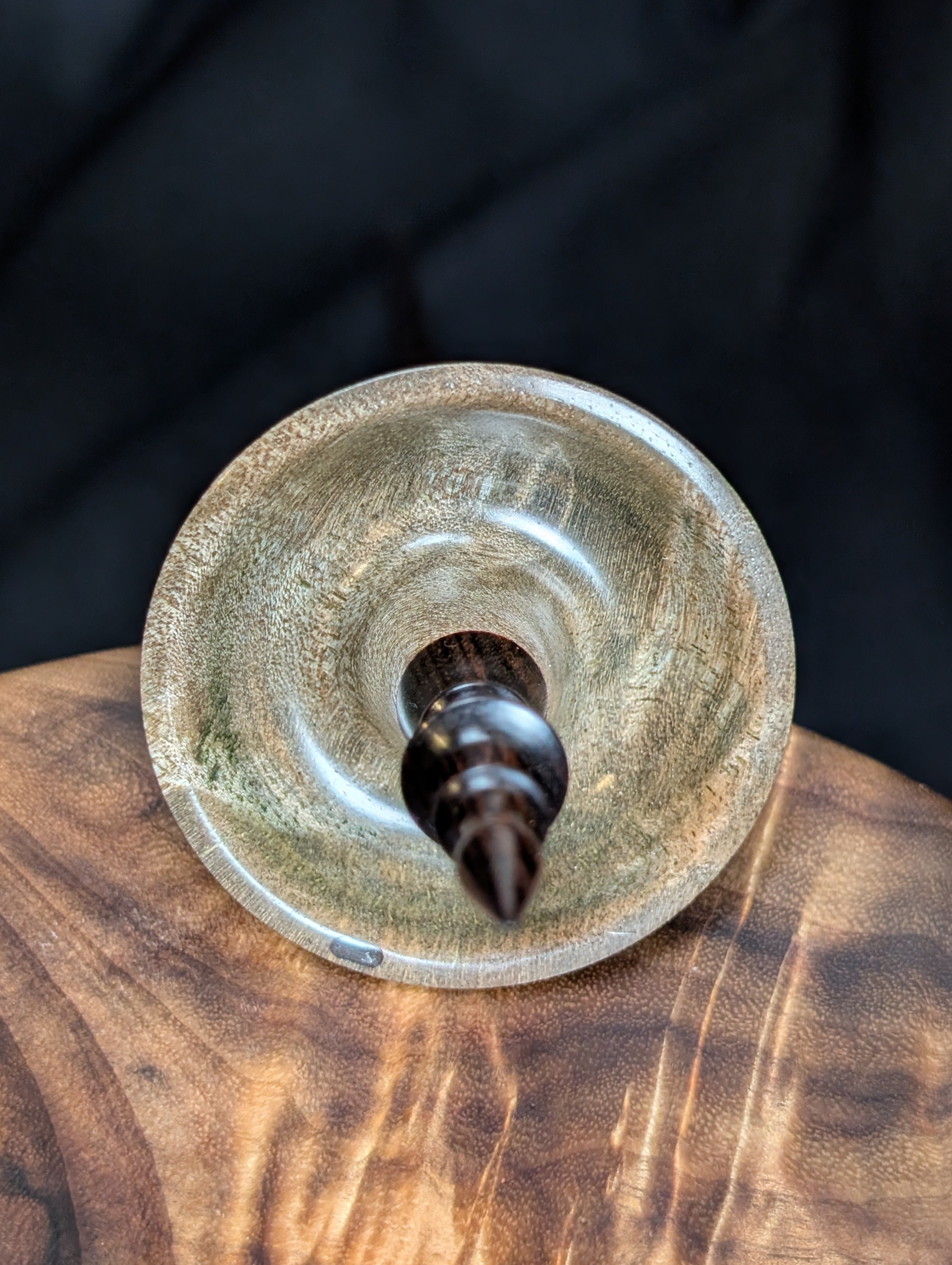 Claro Walnut Tibetan Support Spindle
