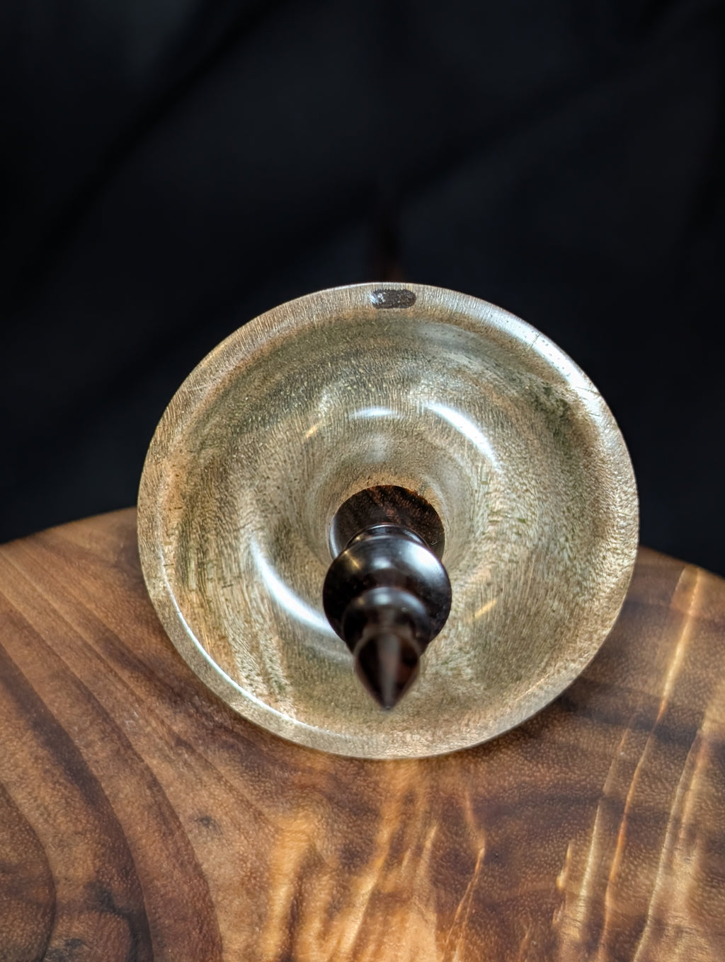 Claro Walnut Tibetan Support Spindle