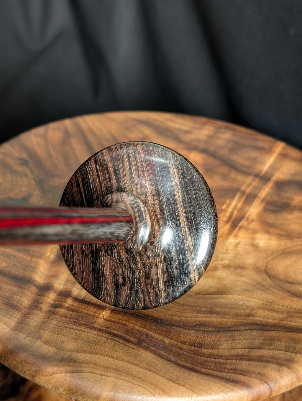 Burmese Blackwood Tibeadan Support Spindle