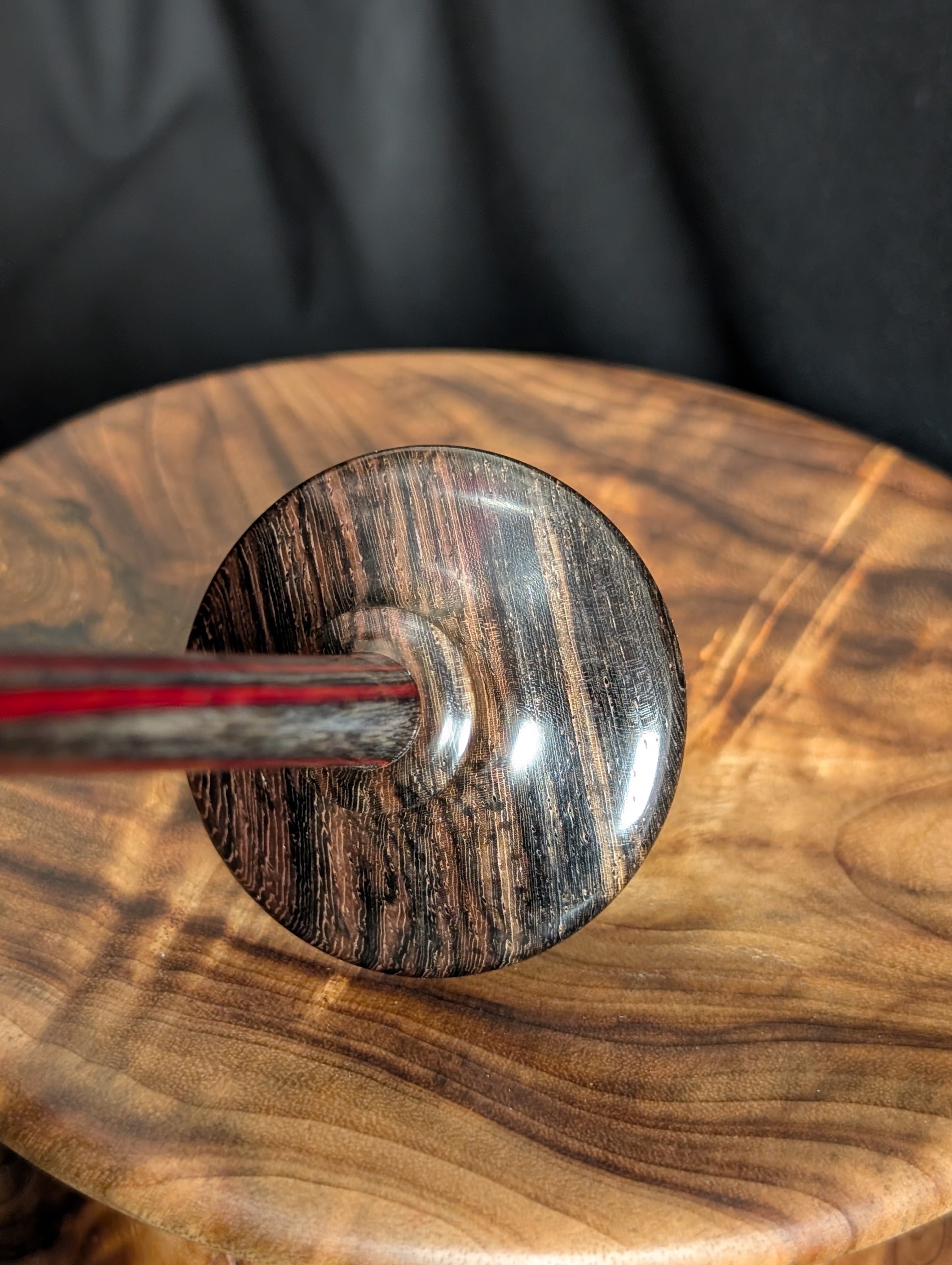 Burmese Blackwood Tibeadan Support Spindle
