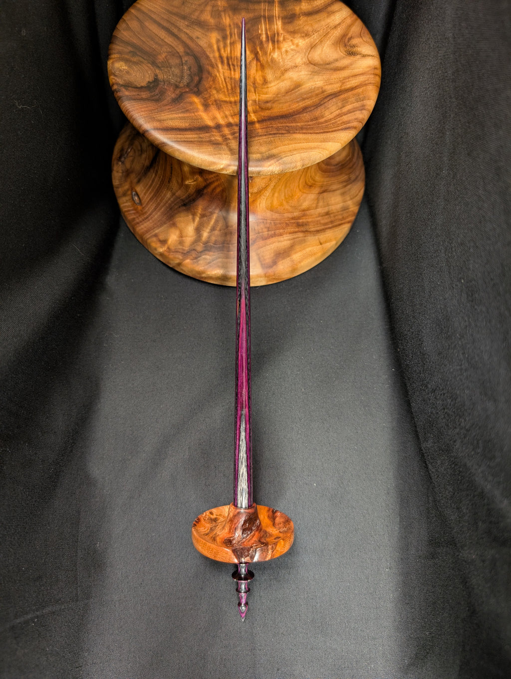 Weru Burl (Void) Tibetan Support Spindle