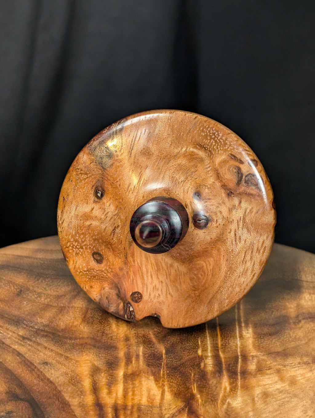 Weru Burl (Void) Tibetan Support Spindle