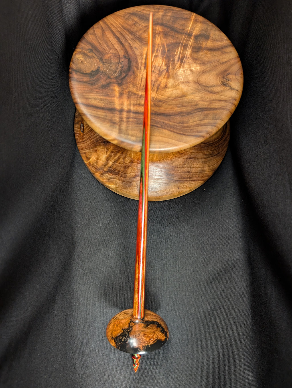 Water Oak Burl Tibetan Support Spindle