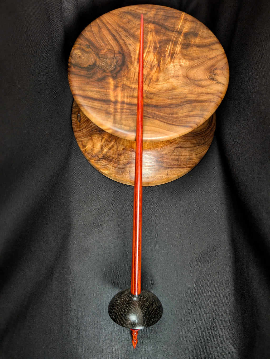 Bog Oak Tibetan Support Spindle