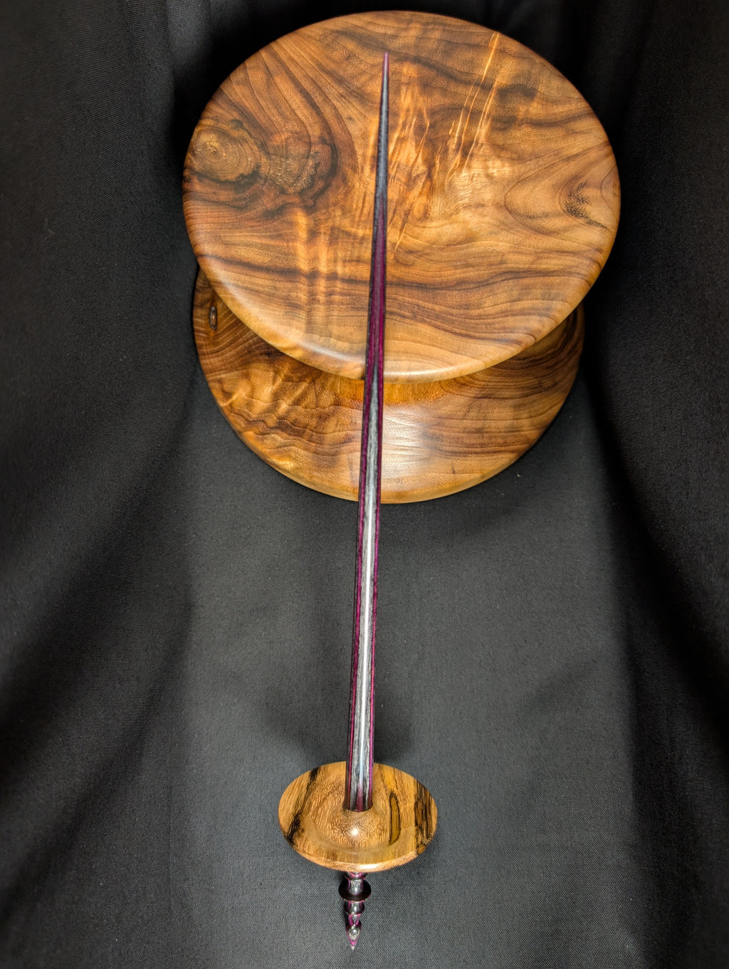 Oregon Myrtle Tibetan Support Spindle