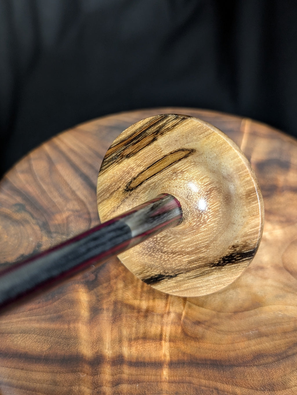 Oregon Myrtle Tibetan Support Spindle