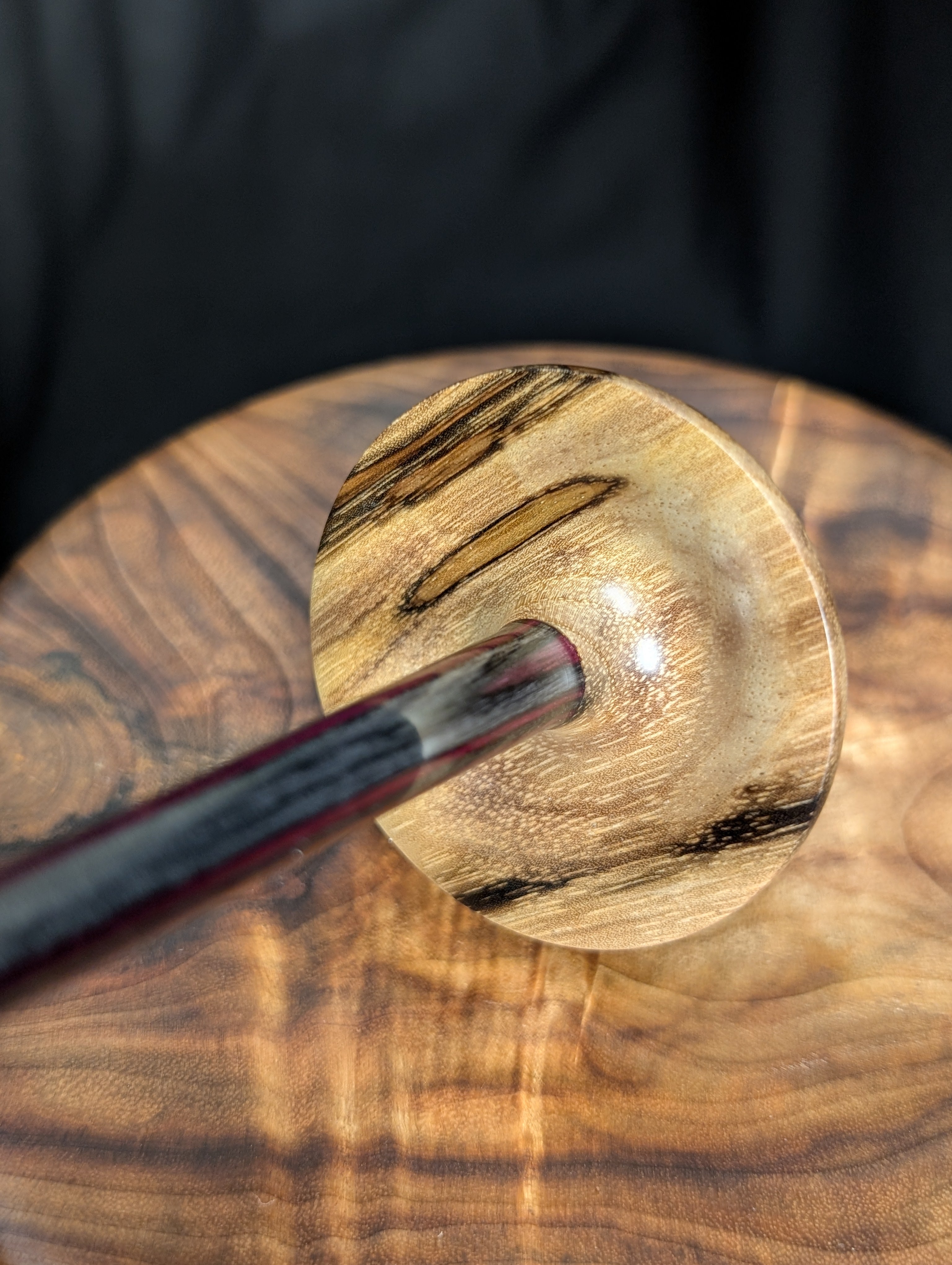 Oregon Myrtle Tibetan Support Spindle