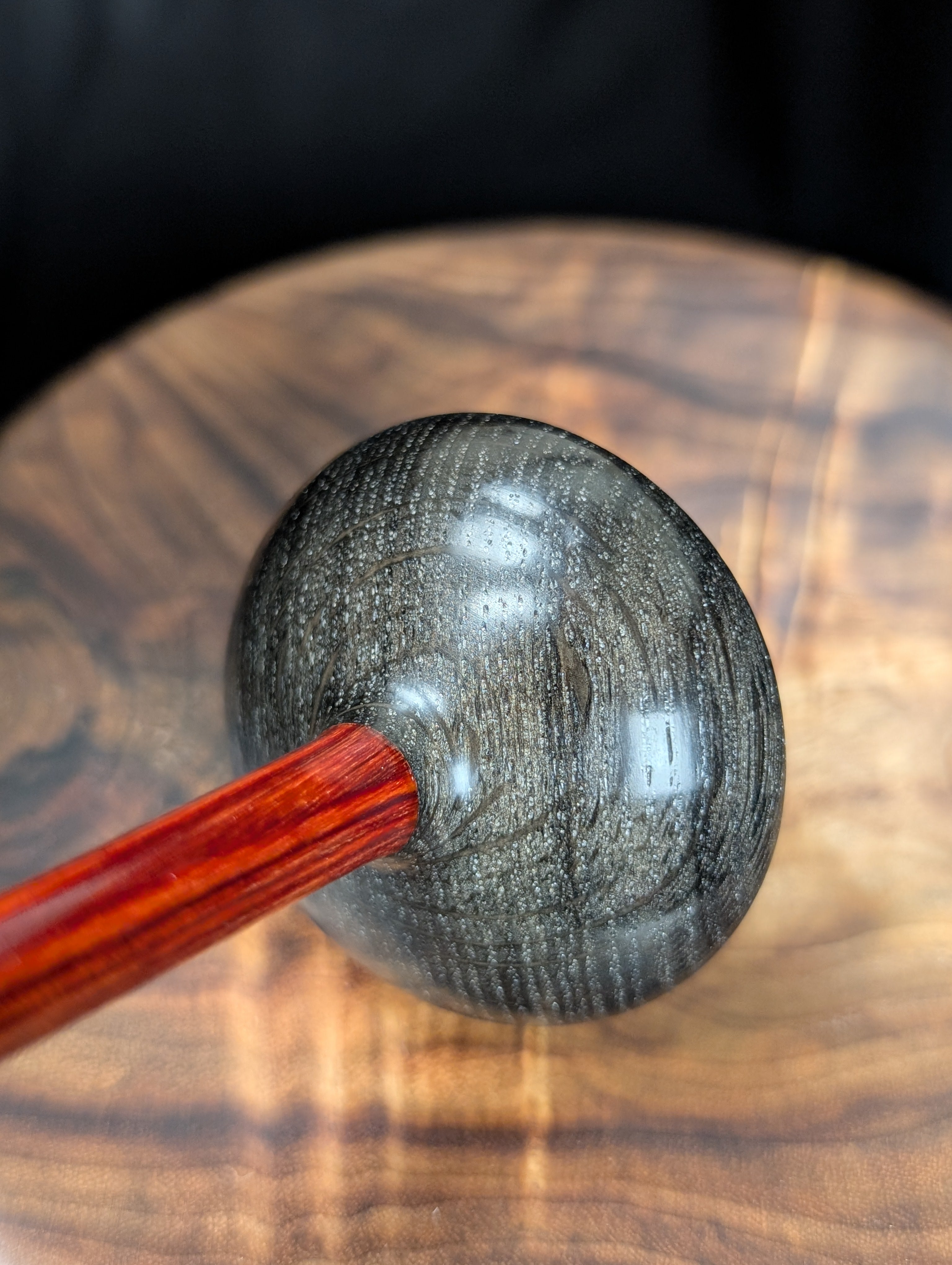 Bog Oak Tibetan Support Spindle