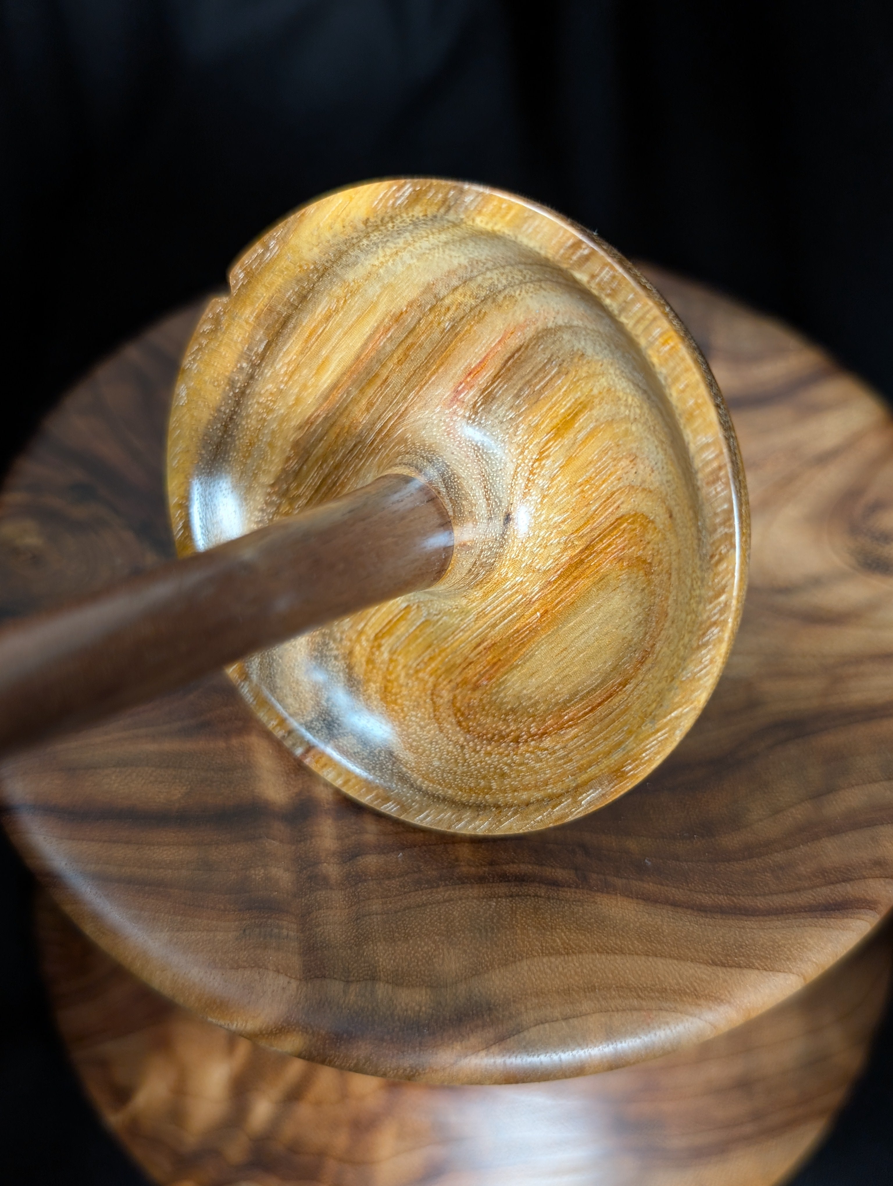Canarywood Top Whorl Drop Spindle