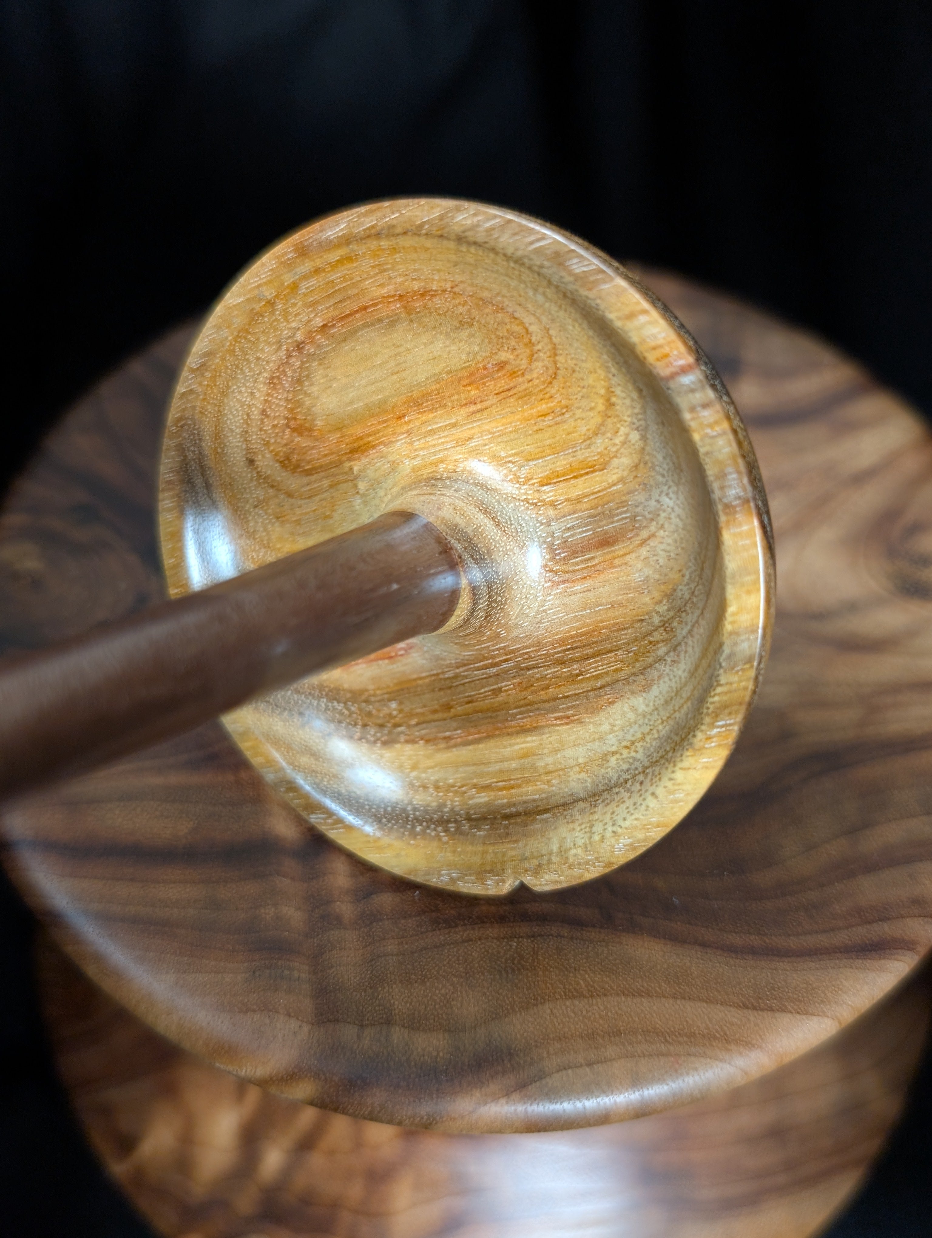 Canarywood Top Whorl Drop Spindle