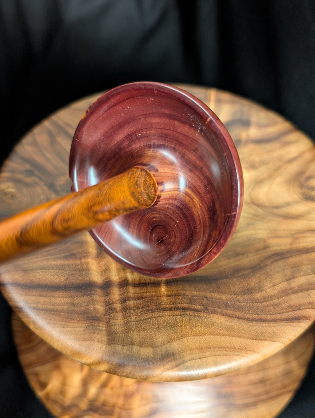 Cedar -Hurricane Ian- Top Whorl Drop Spindle