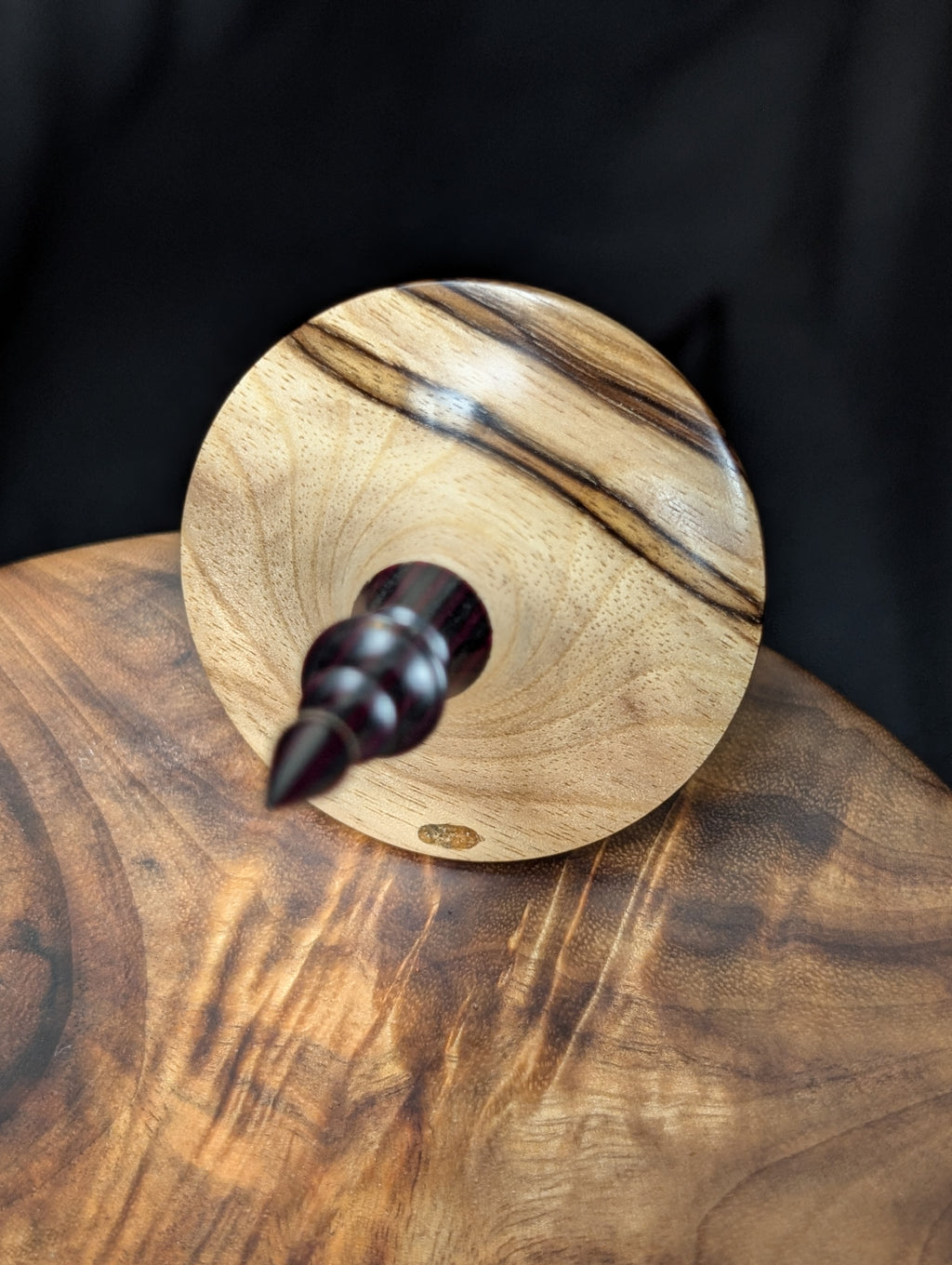 Oregon Myrtle Tibetan Support Spindle