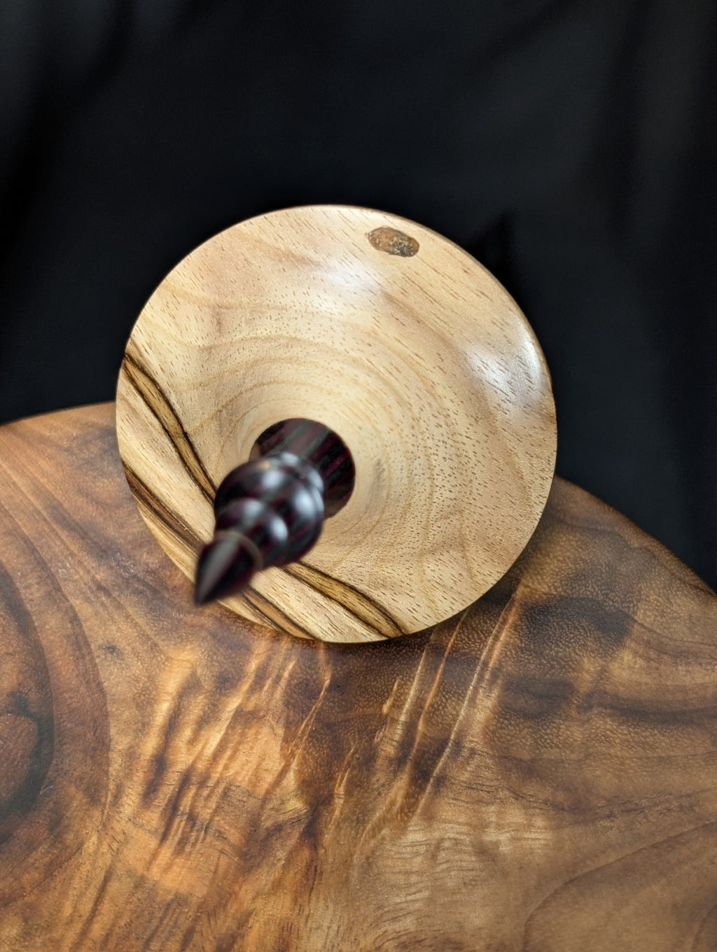 Oregon Myrtle Tibetan Support Spindle