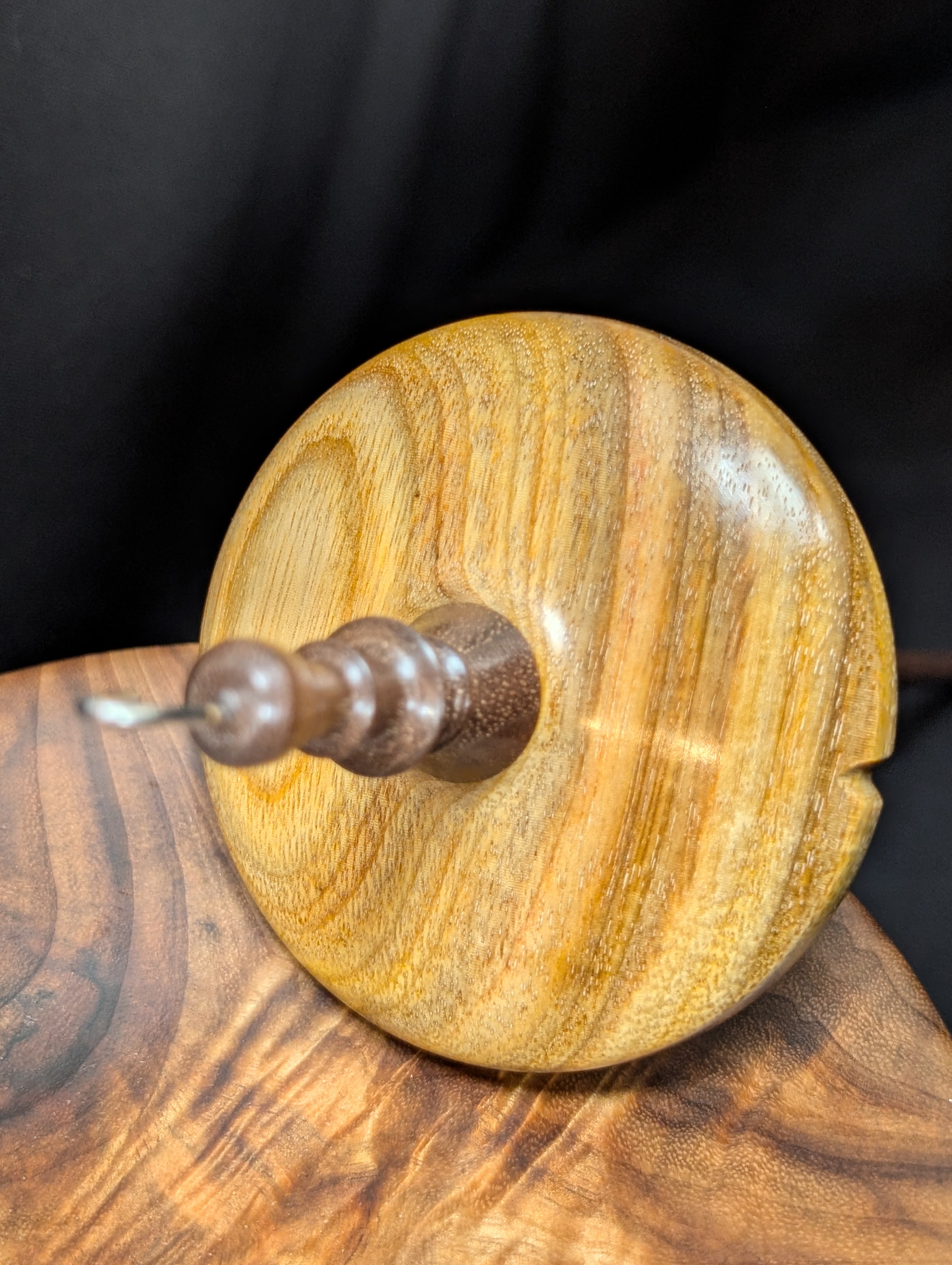 Canarywood Top Whorl Drop Spindle
