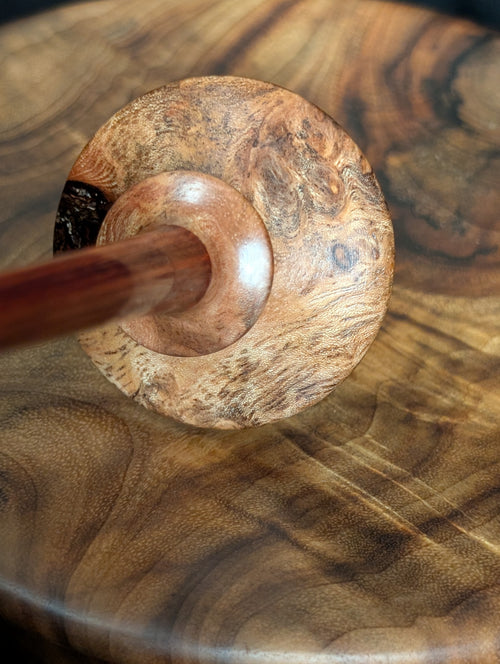 9" Weru Burl "Tibeadan" Support Spindle