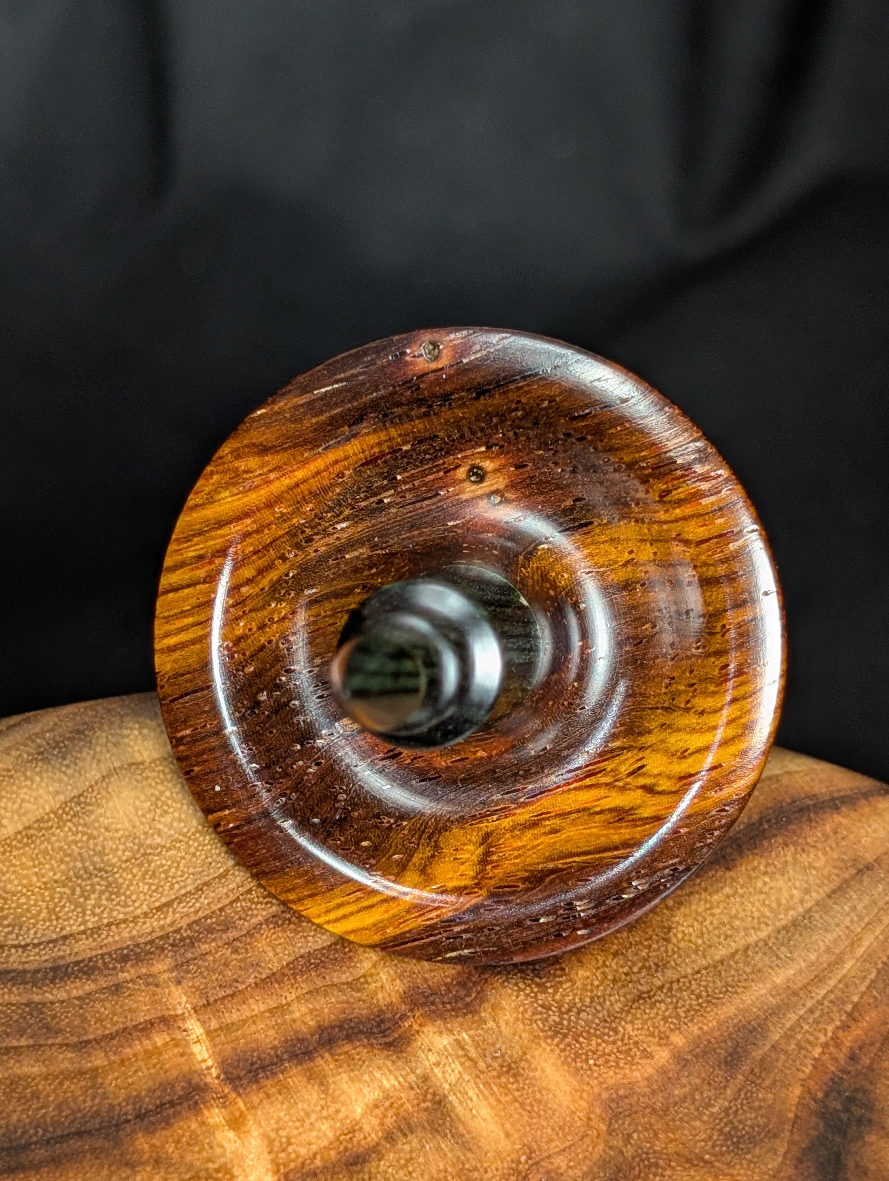 9" Cocobolo Tibetan Support Spindle
