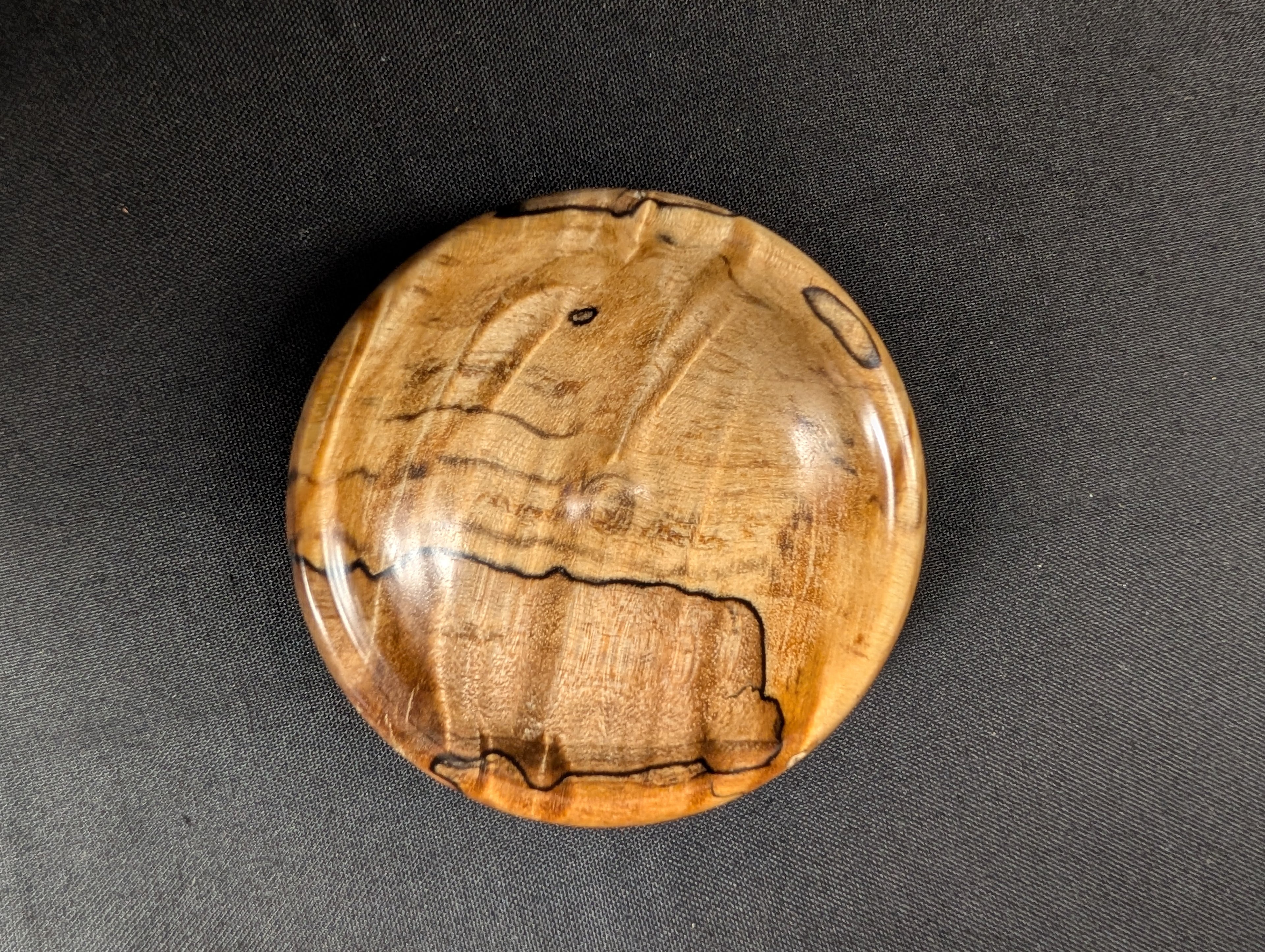 Spindle Bowl (Spalted Curly Maple)