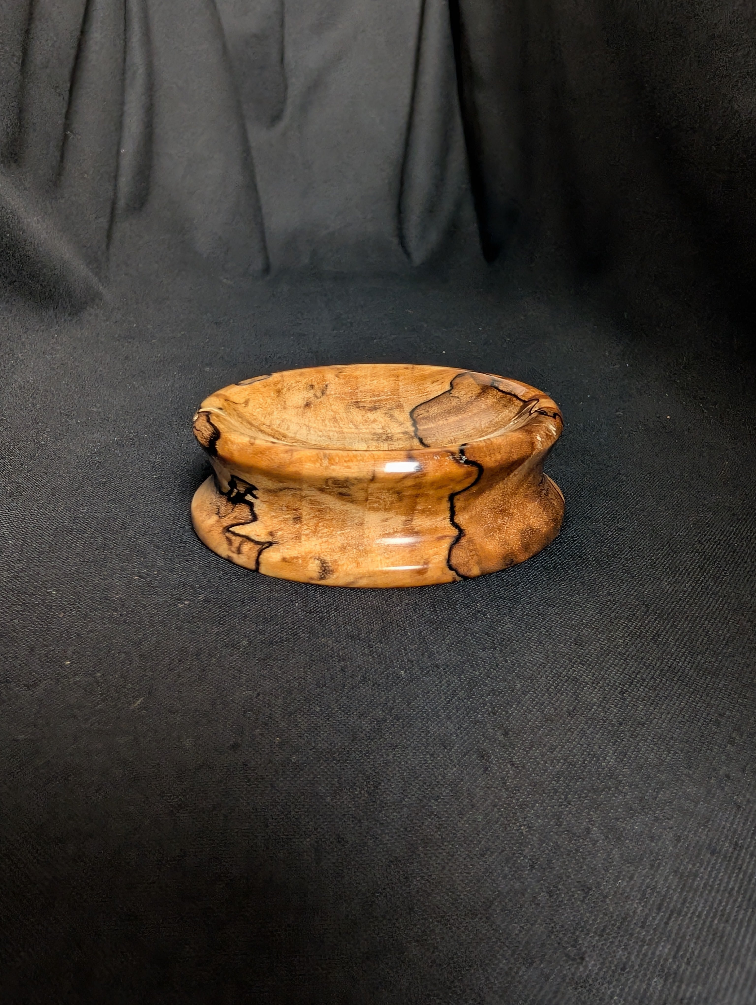 Spindle Bowl (Spalted Curly Maple)
