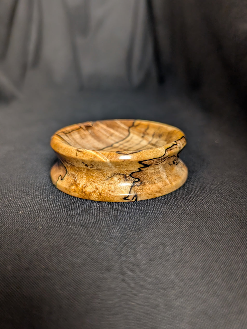 Spindle Bowl (Spalted Curly Maple)